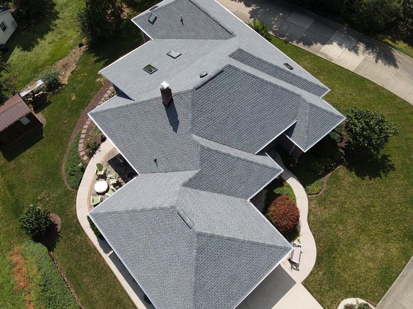 Residential Roofing Installation using GAF Timberline HDZ, Oyster Gray by Rainstoppers Roofing