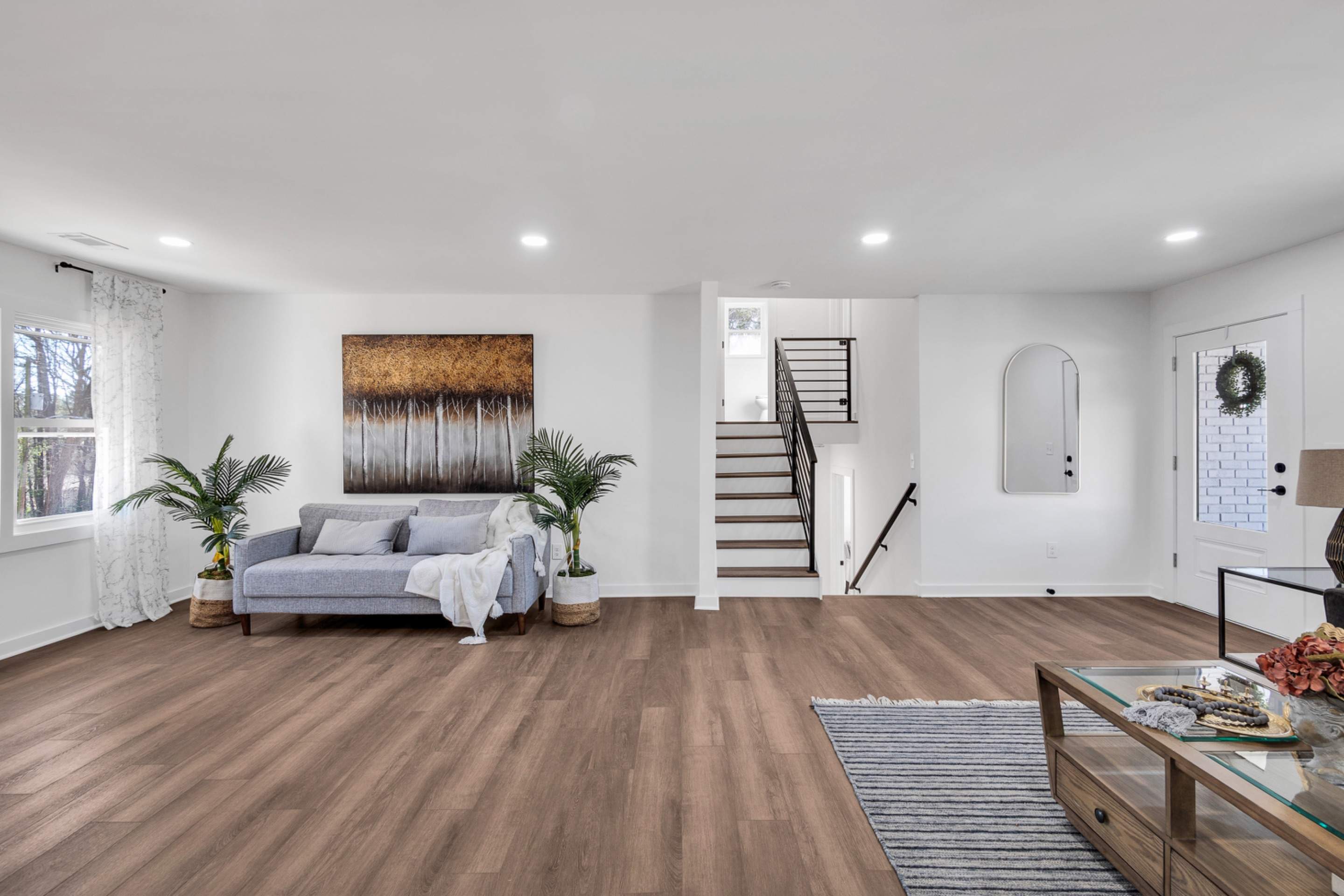 Complete Interior Home Renovation and Basement Finishing in Marietta by Swift Home Renovations 