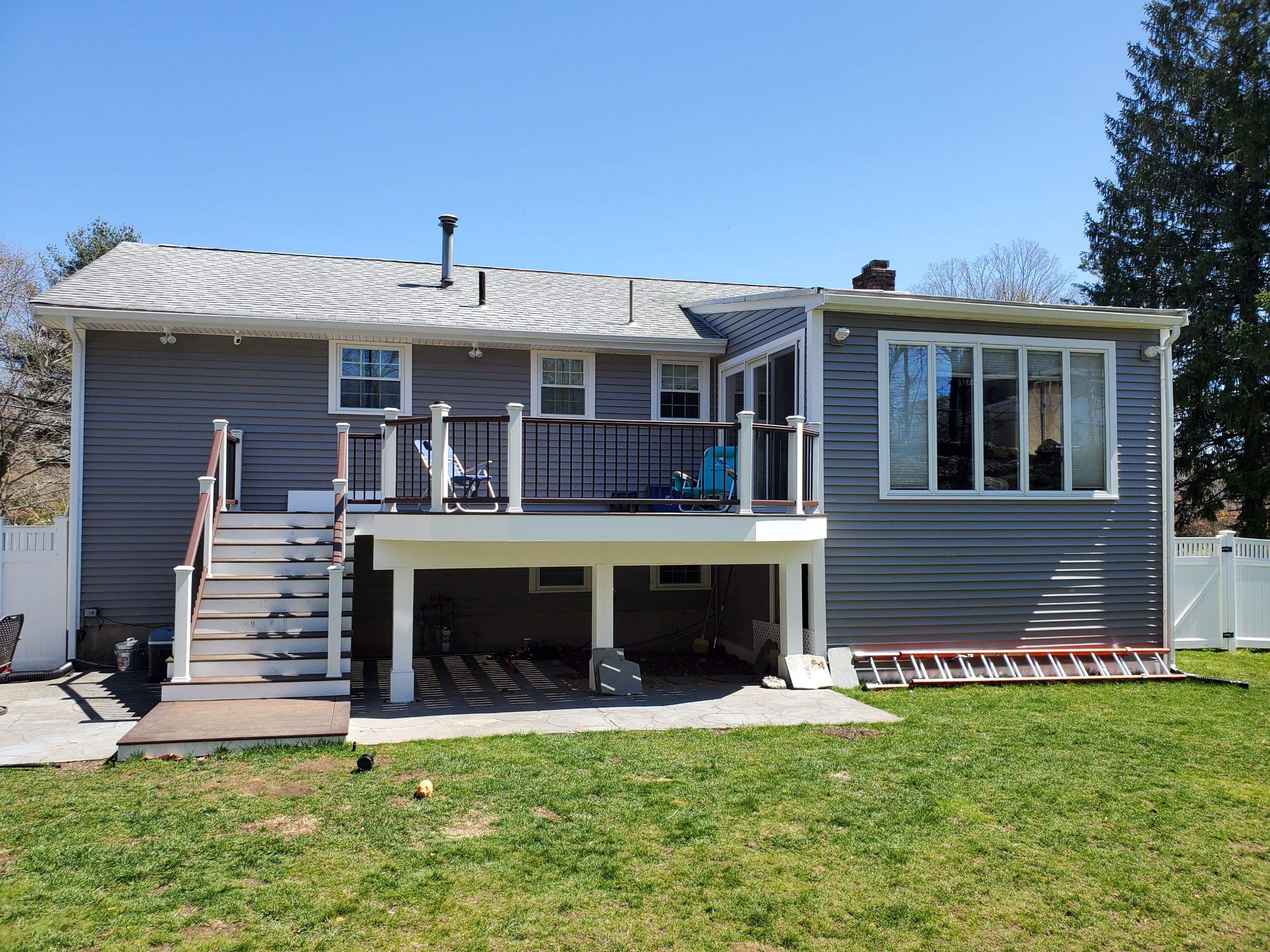 Deck Construction using AZEK/Trex by UBrothers Construction