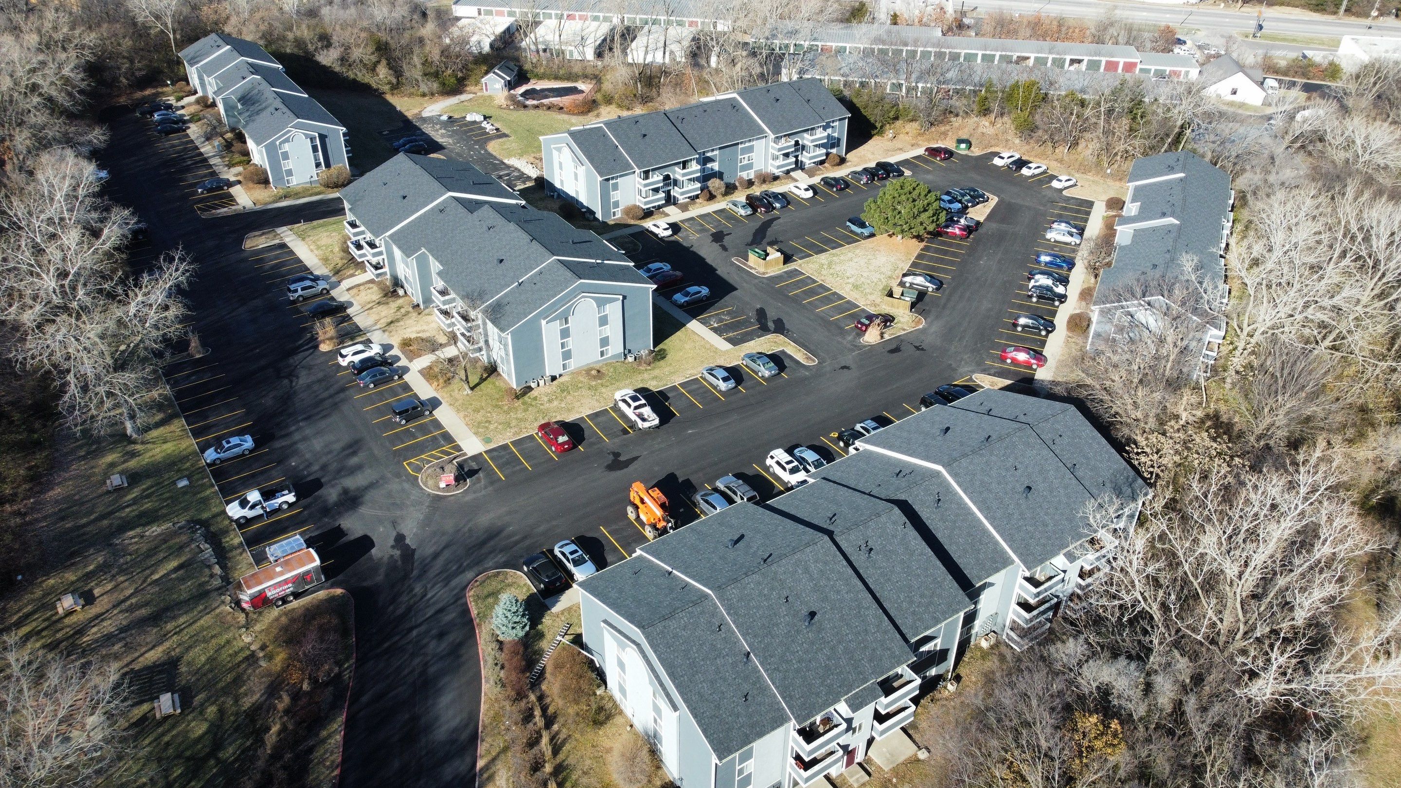 Commercial Shingle Install - Atlas Prolam Shingle - Color Black Shadow by Titan Commercial & Residential Roofing 