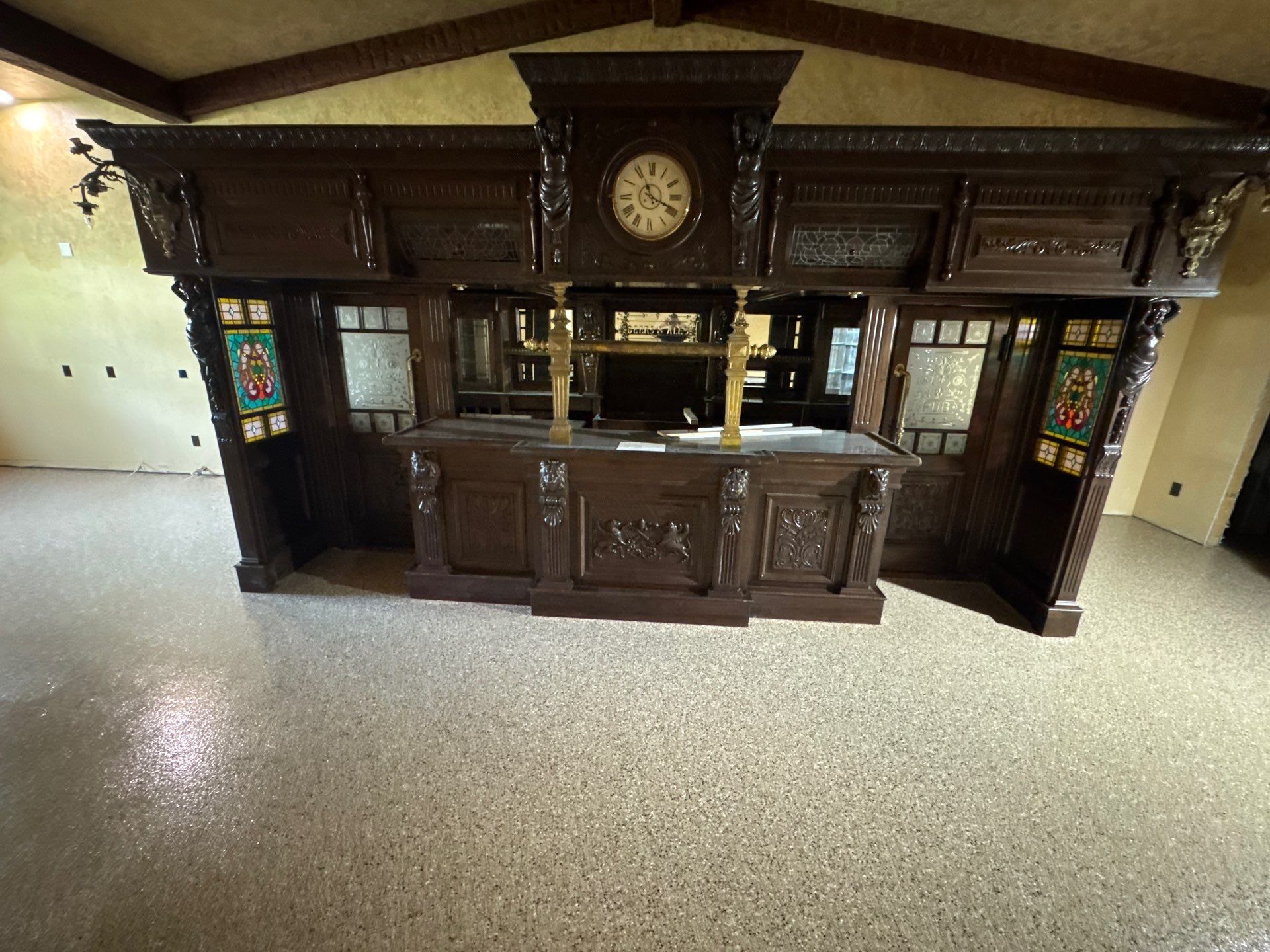 Garage and interior Project in Gainesville, FL in Sandstone by Cross Creek Concrete Coatings