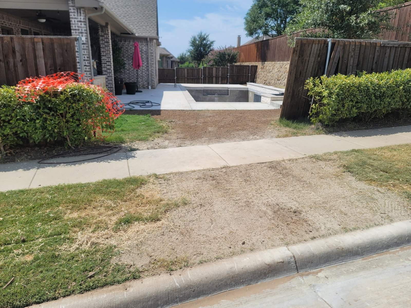 Geometric Pool with Raised Spa and Stone Decking by Pinnacle Pools and Spas - DFW