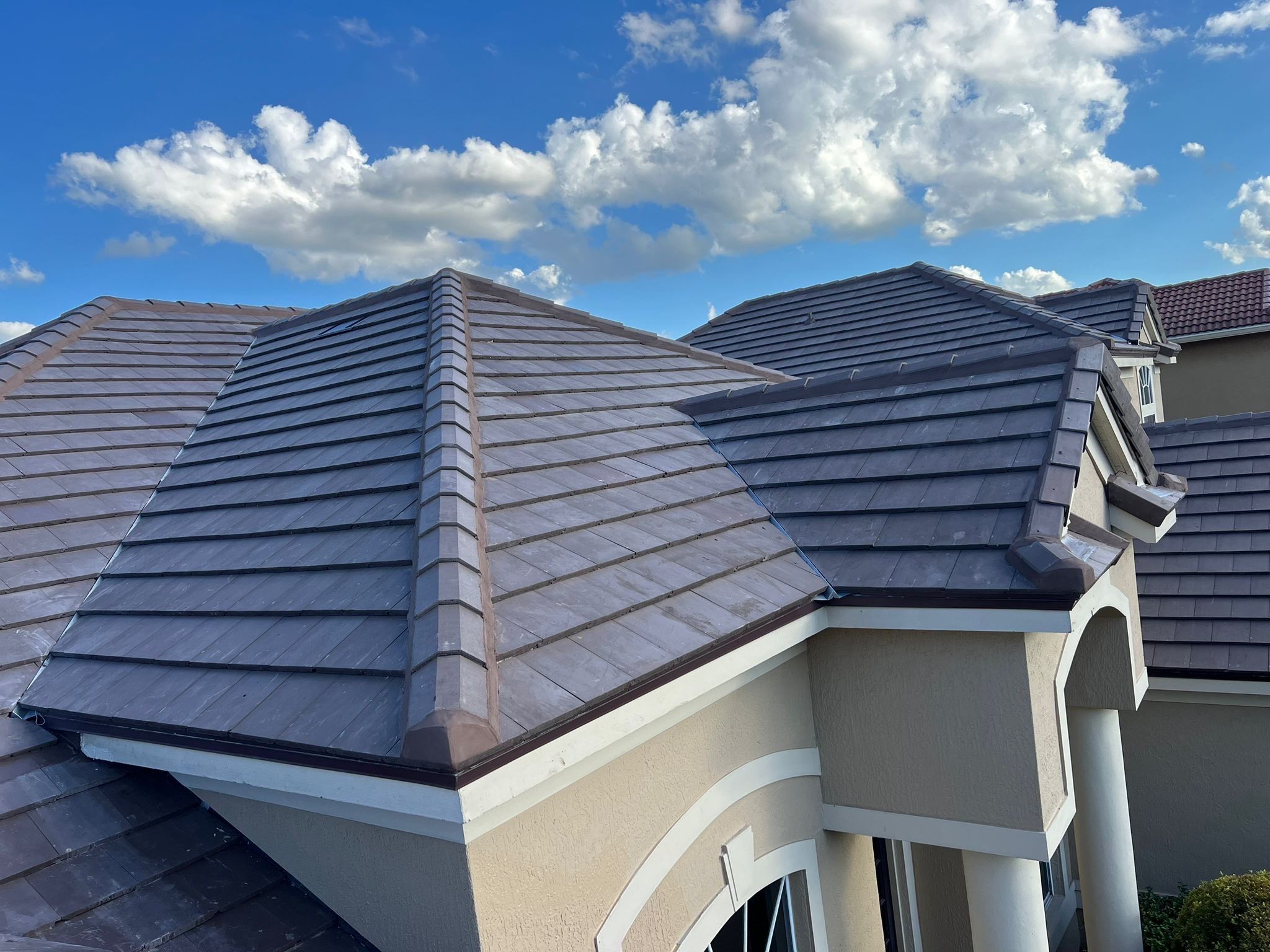 Full Concrete Tile Roof Replacement with Polyglass Underlayment in Orlando by Fortified Roofing Solutions Corp.