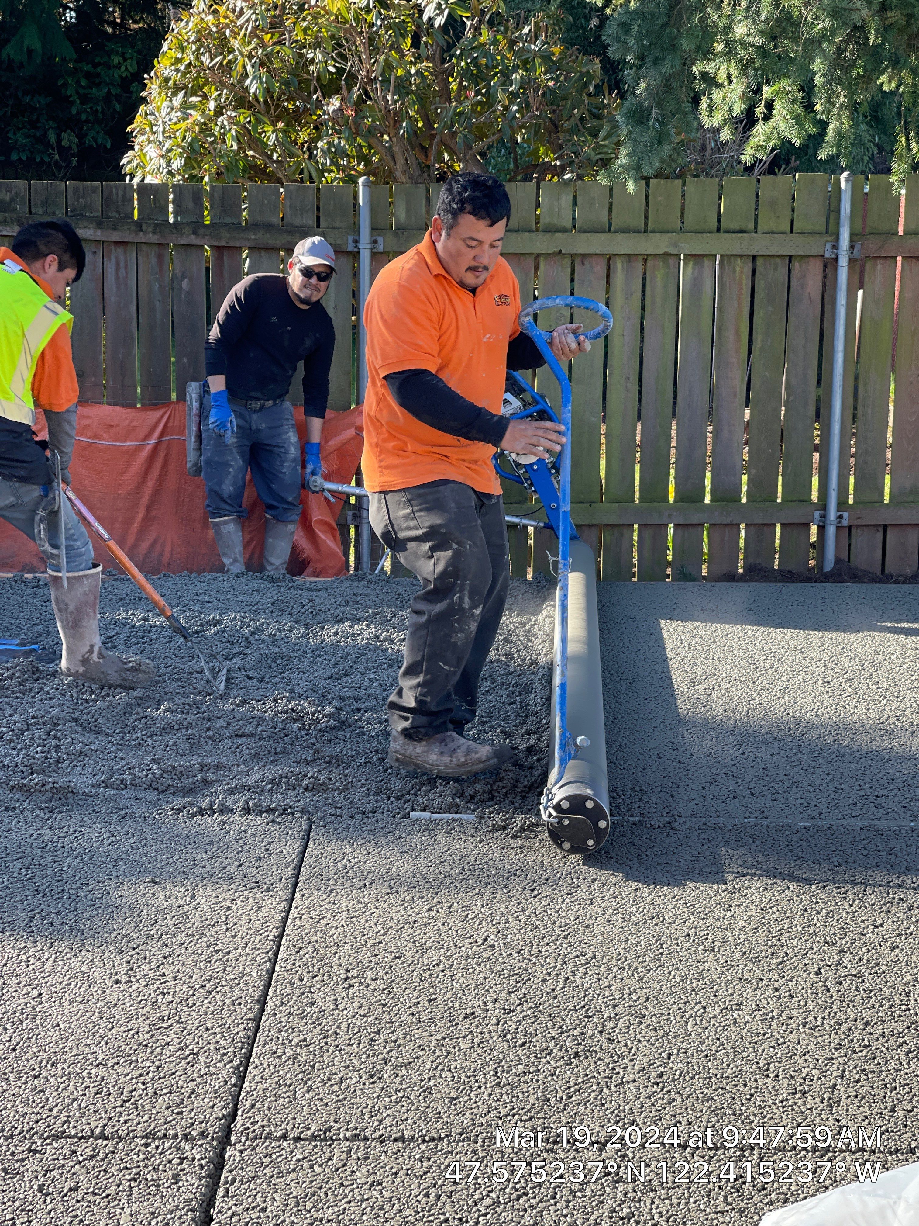 Ron | Pervious Concrete Driveway  by Jireh Asphalt & Concrete Inc 