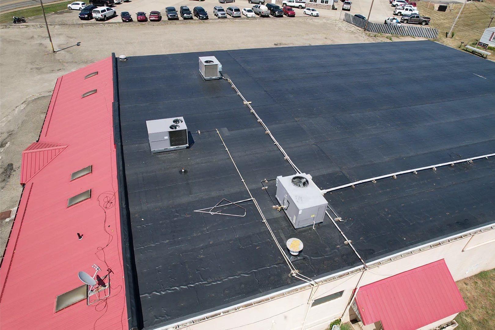 Commercial Roofing Installation using EPDM  by Rainstoppers Roofing