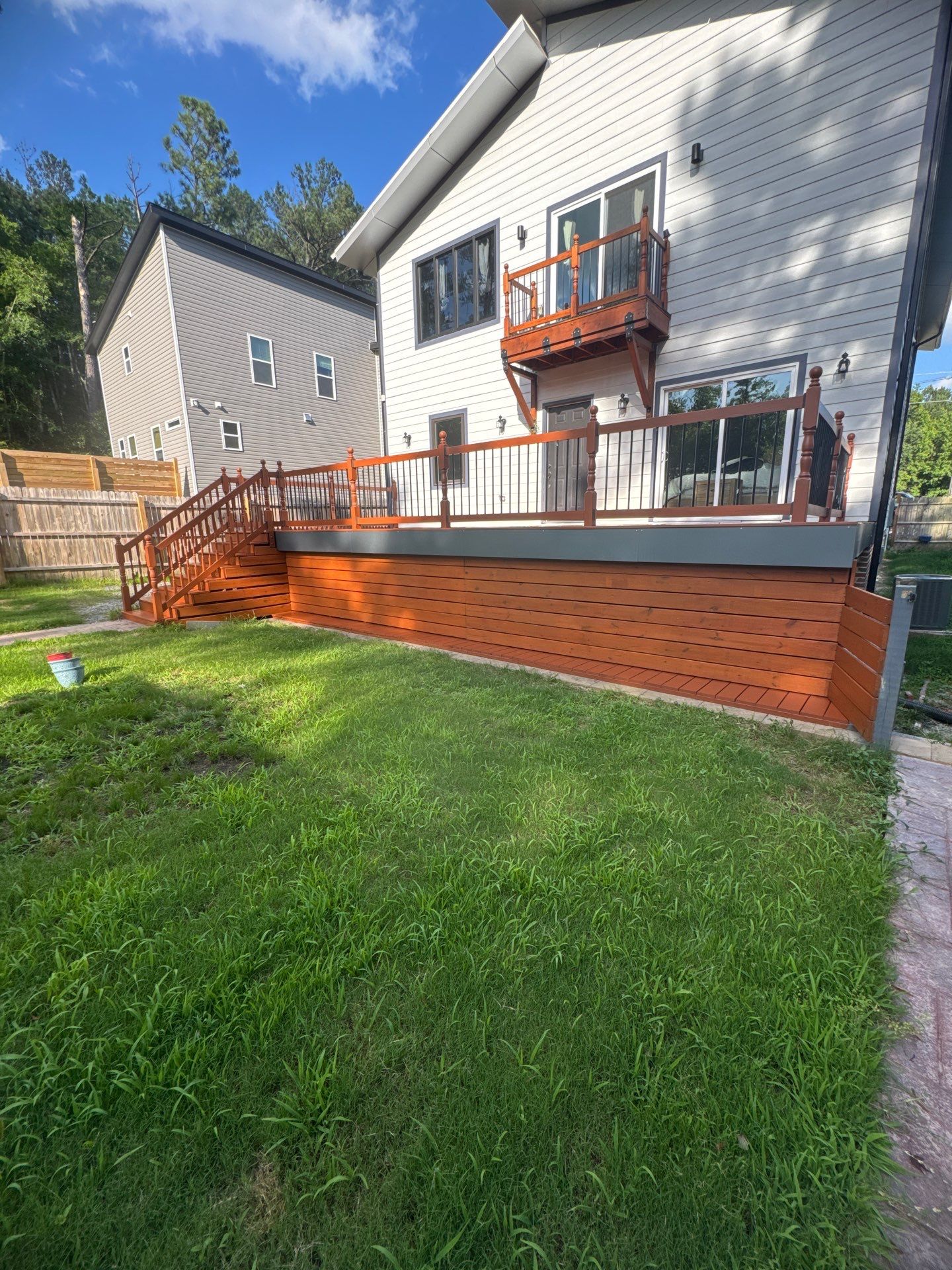 Interior Fresh Coat of paint & Deck stain by GonzalezPainters & Contractors Inc