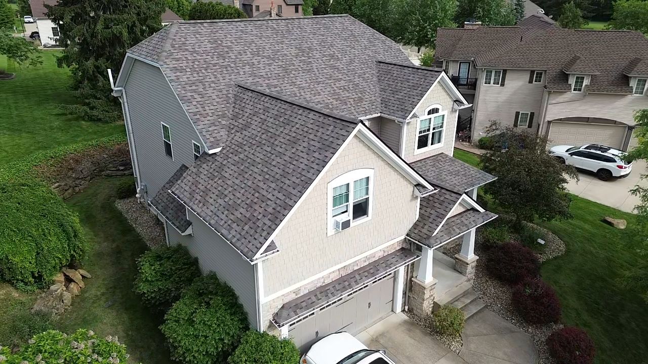 Atlas Pinnacle, Color, Majestic Shake, Drip Edge, Color, Royal Brown by Eagle Eye Roofing