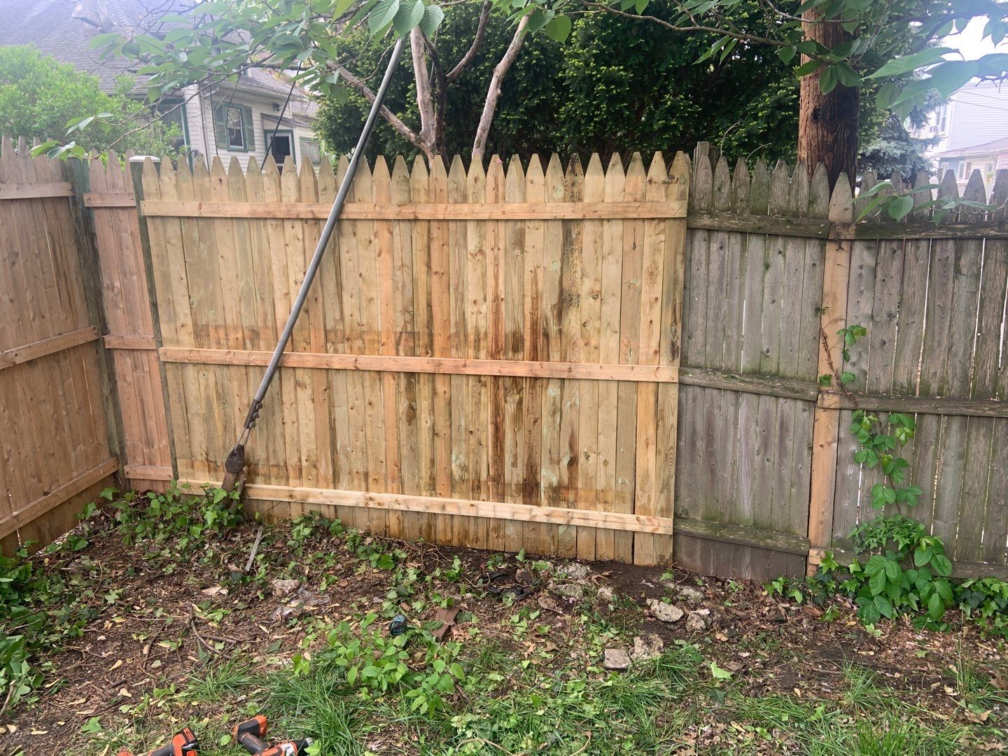 Fence Repair using Fence Panel by A1 NERDY HOMES LLC