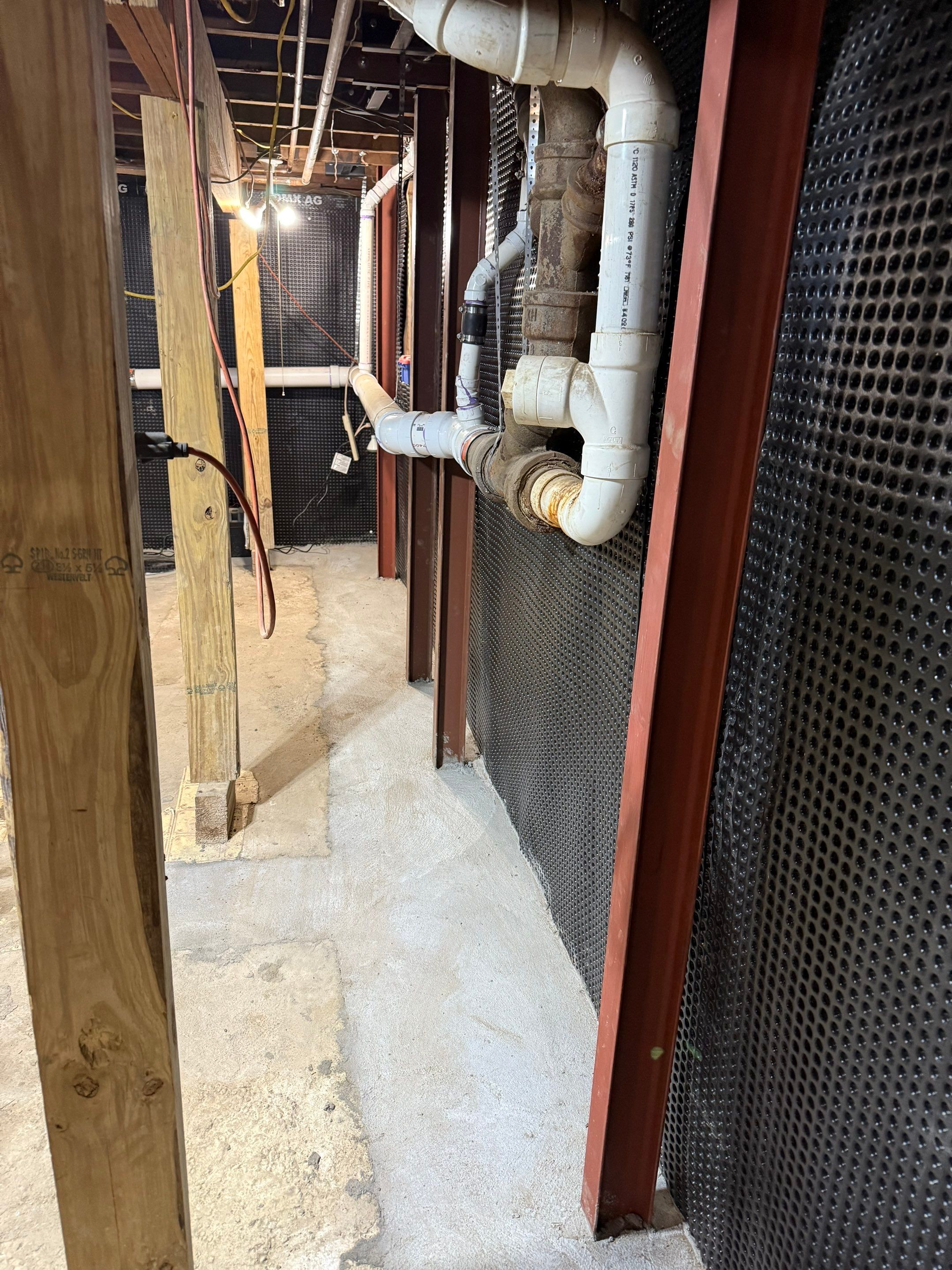Hofman Ave. Elmont, NY by A.M. Shield Waterproofing, Corp.