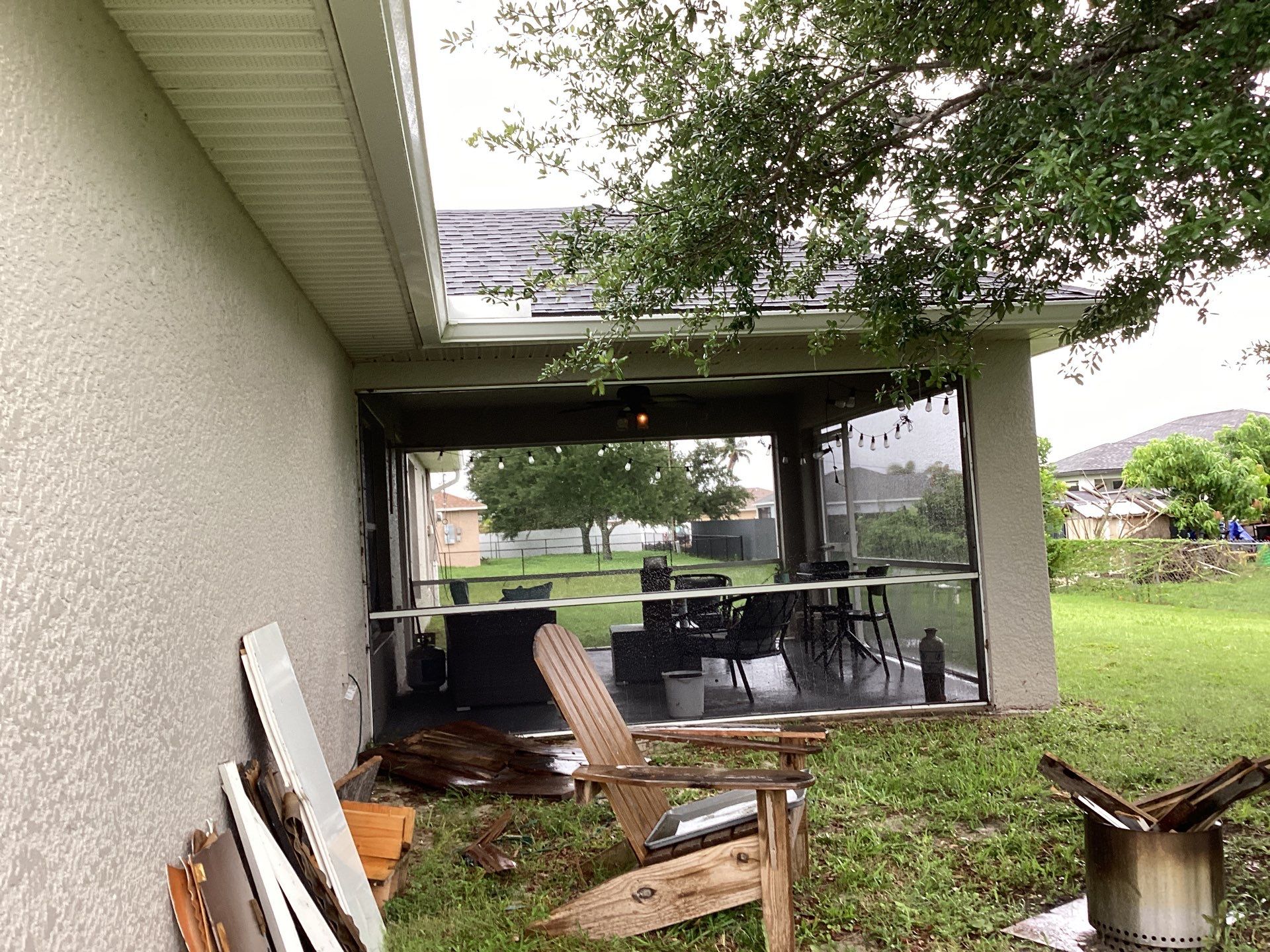 Seamless Gutters Project in Cape Coral Fl by Gutter Professors