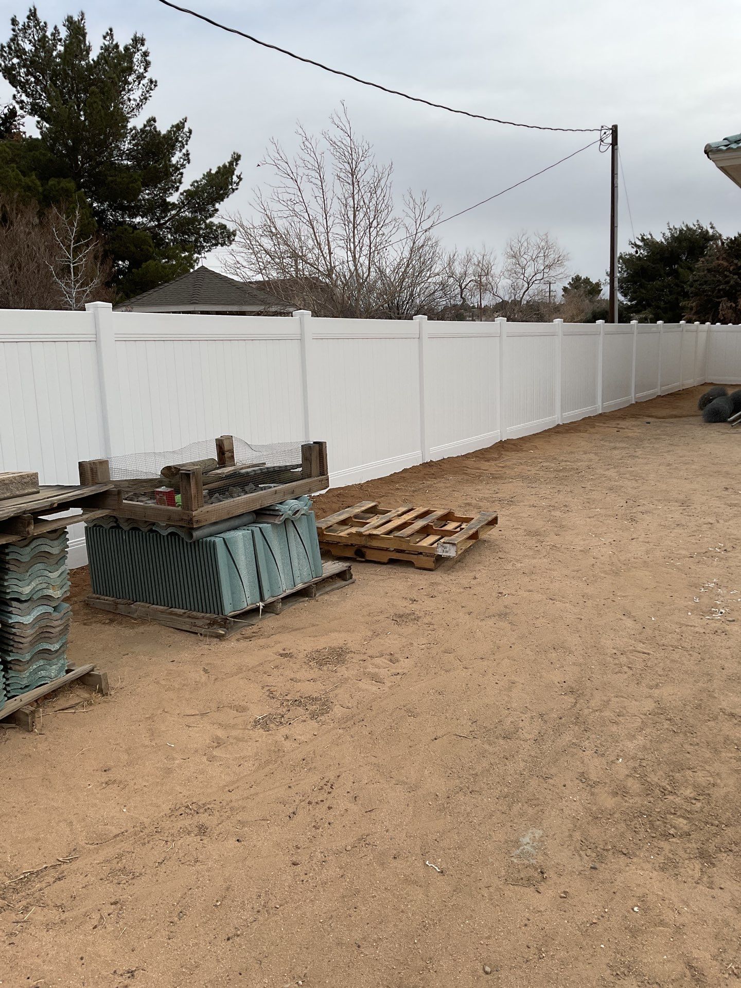 Fence Installation using Vinyl by Fence Guys Inc. 
