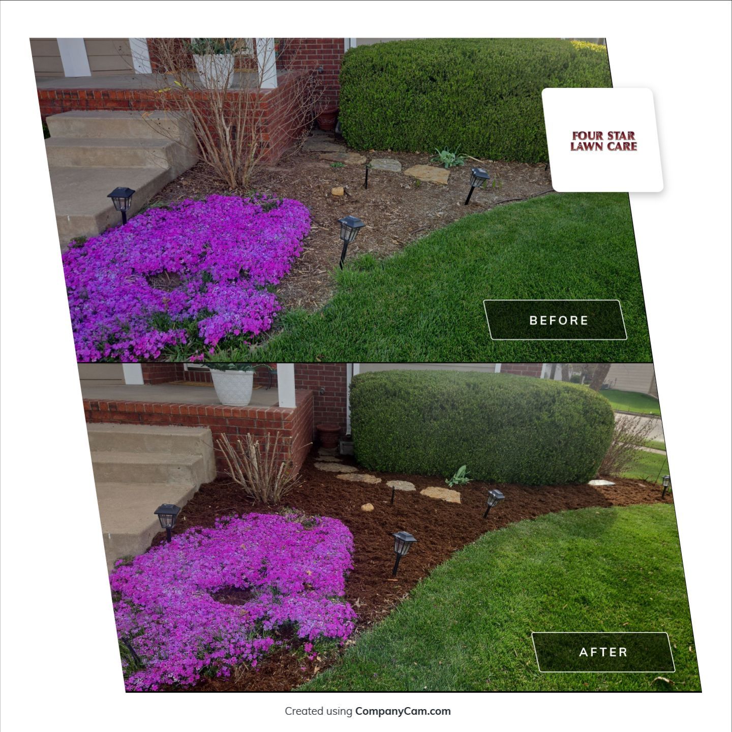 Project in Wichita, KS by Four Star Lawn Care