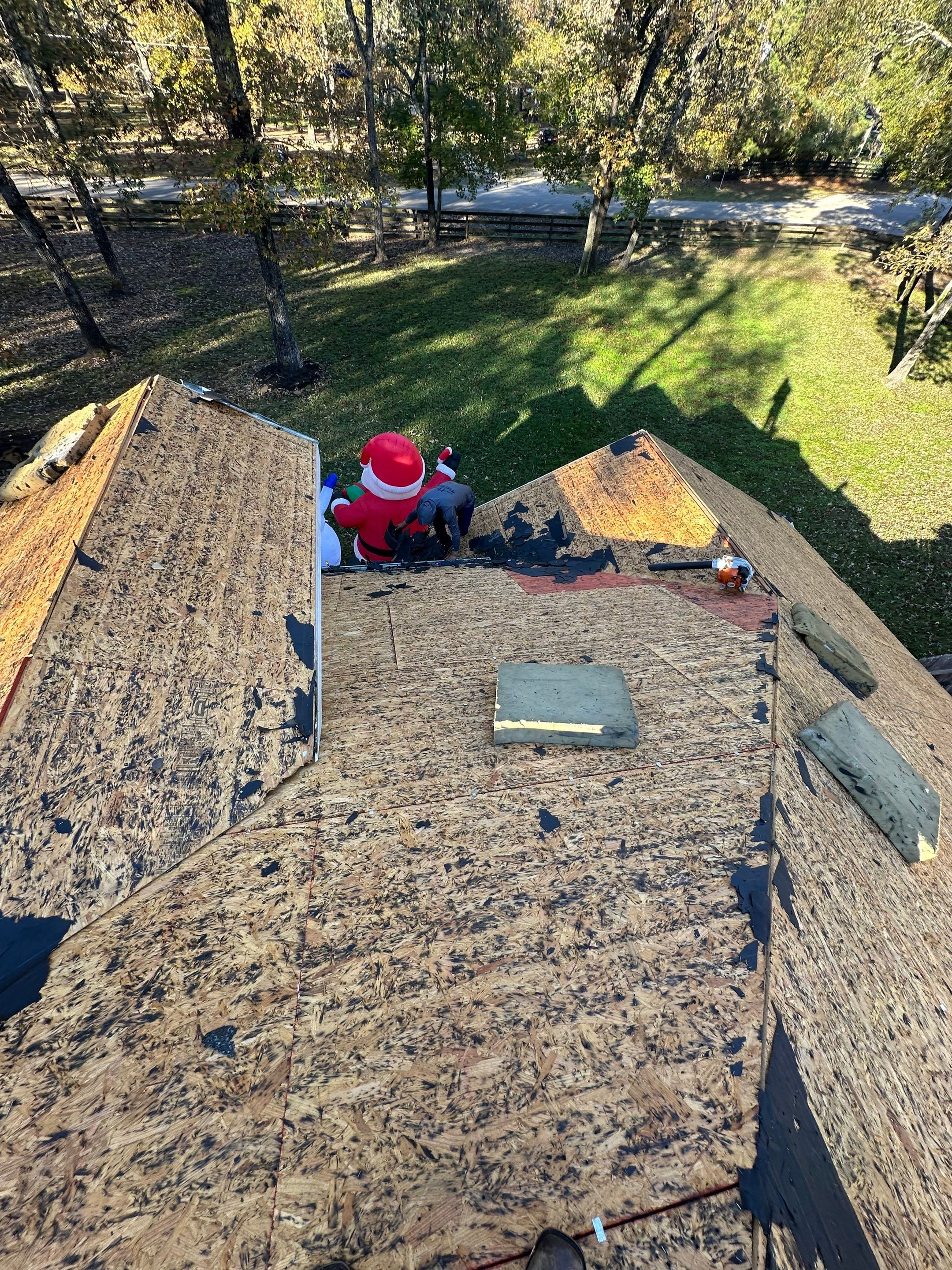 Residential Roofing Installation using GAF Timberline HDZ in Montgomery by Core Four Roofing