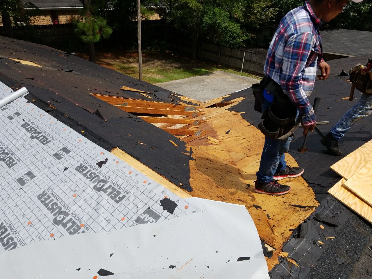 Residential Roofing Installation using Roof Replacement by American Roofing & Construction LLC
