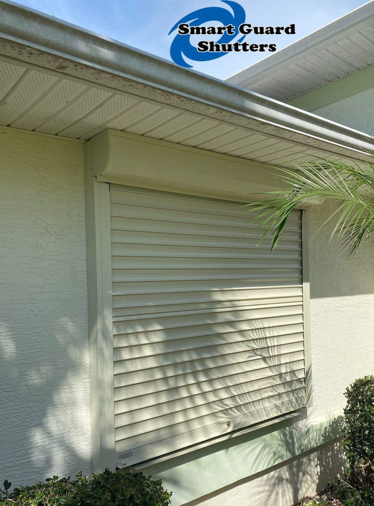 Rolling Shutters in Ivory by Smart Guard Shutters