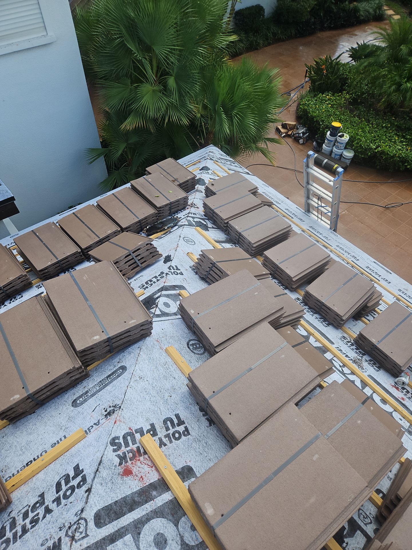 Residential Roofing Installation using Westlake Roofing Tile by BLUES BROTHERS ROOFING