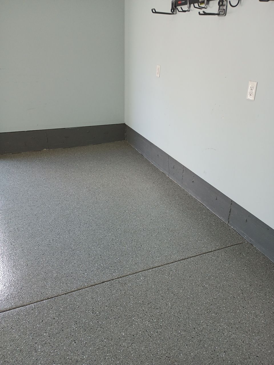 Garage, Walkway and Shop Transformation using Shale Hybrid by Croc Coatings, LLC