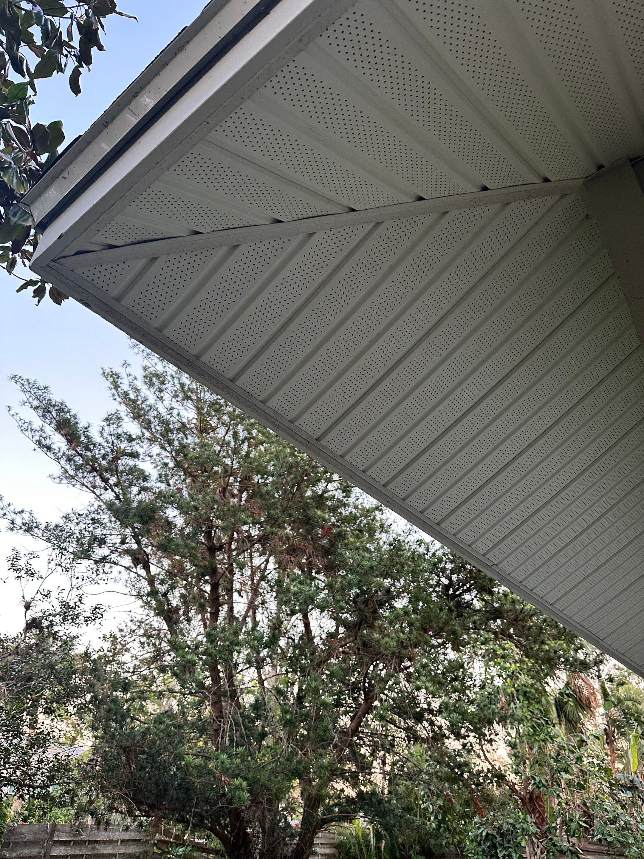 Replace All Soffit in the House in Sarasota FL by Gutter Professors