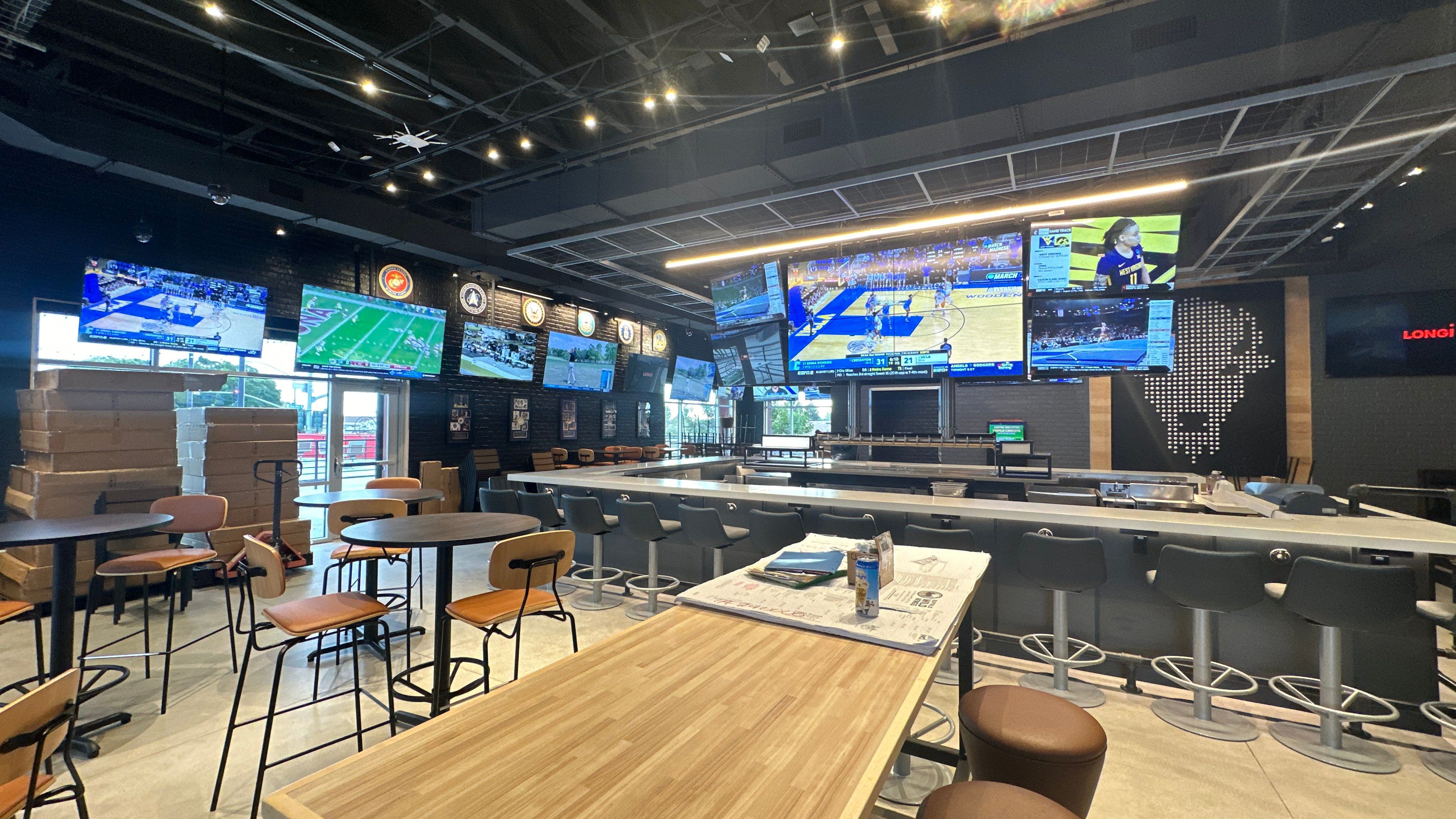 Large Sports bar install by AVSi