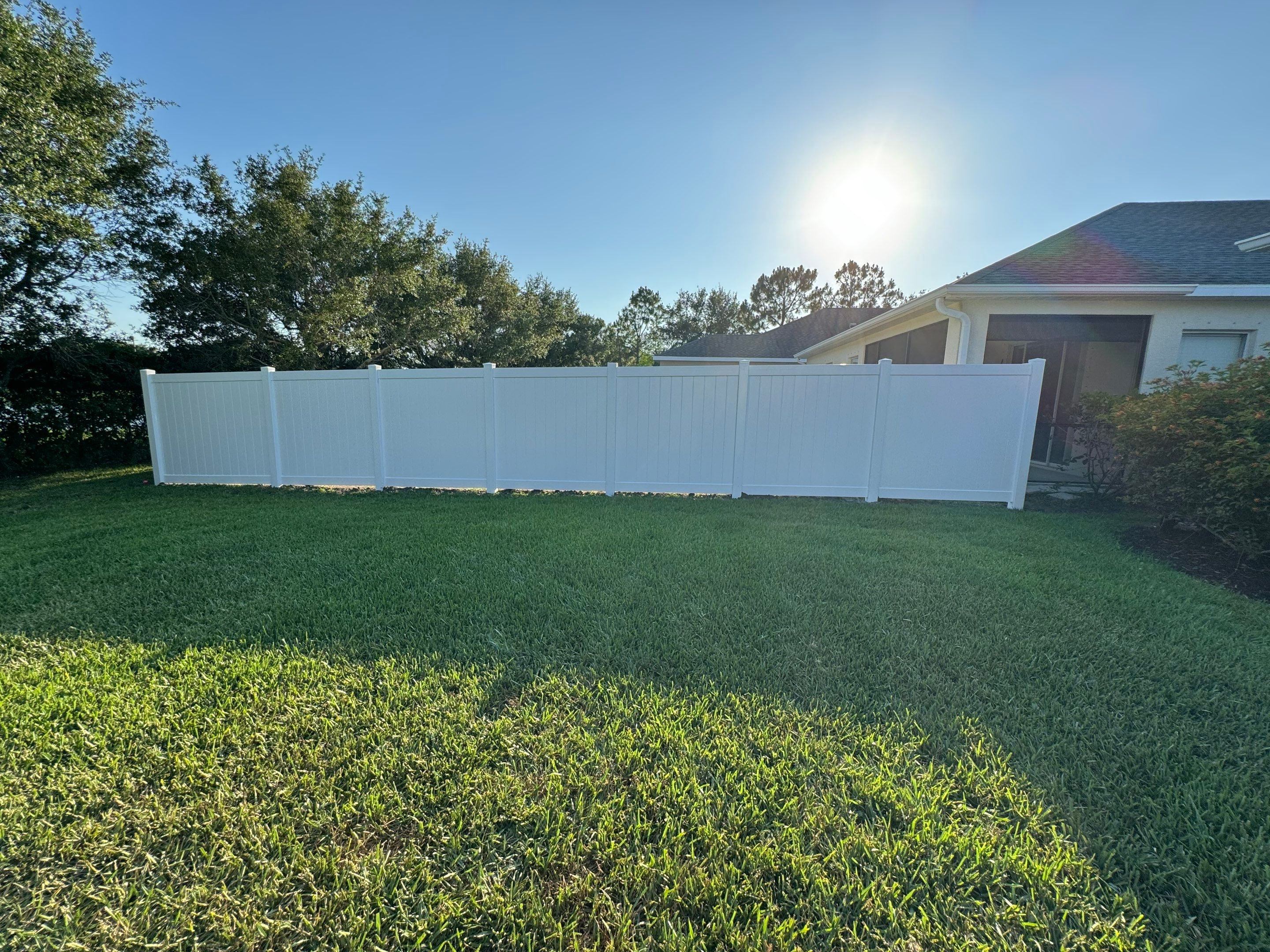 Vinyl Fence Installation using 6Ft White Vinyl Privacy Fence by Asap fence and gates, LLC