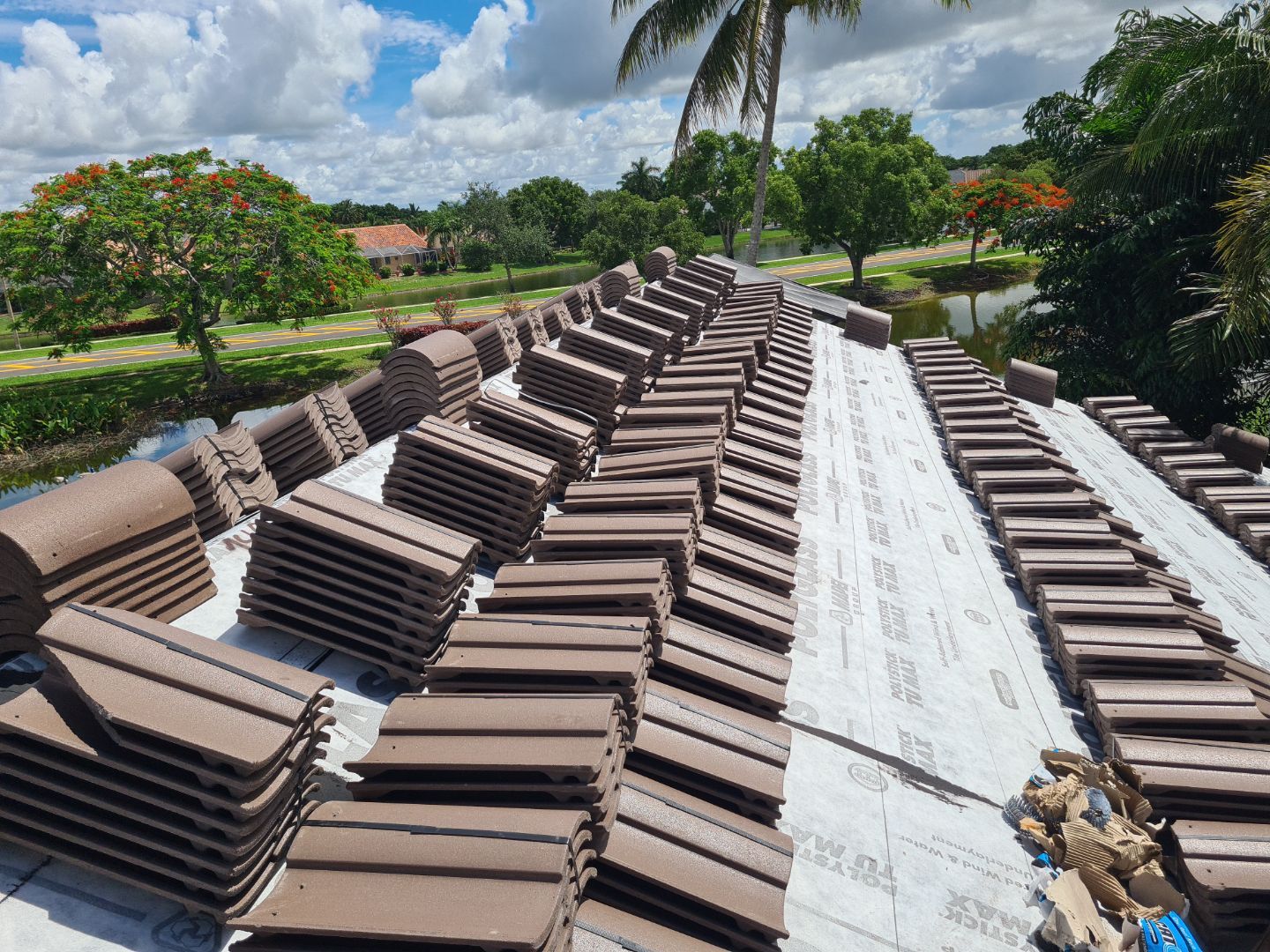 Residential Roofing Installation using WestLake Roofing Tile by BLUES BROTHERS ROOFING