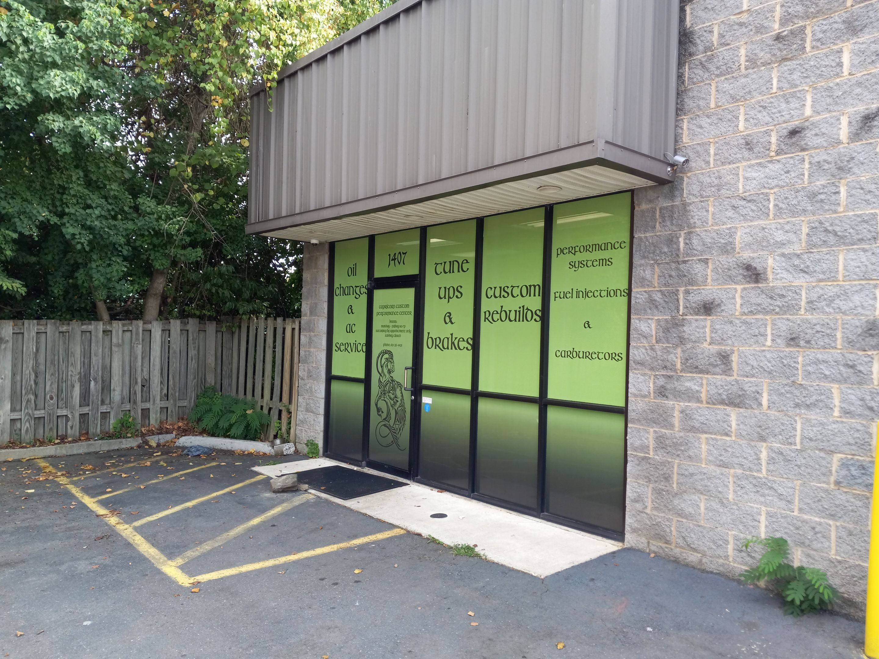 Capricorn Custom Peformance Center by Carolina Signs and Wonders