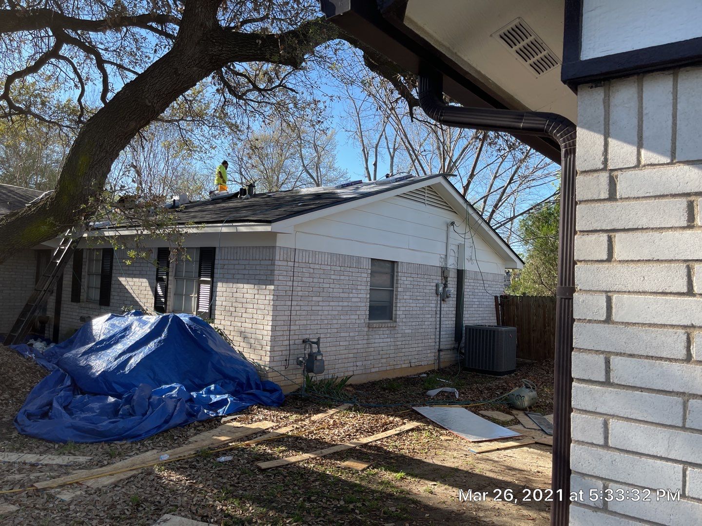 Historical Home needed a full decking and new roof by First United Roofing & Construction