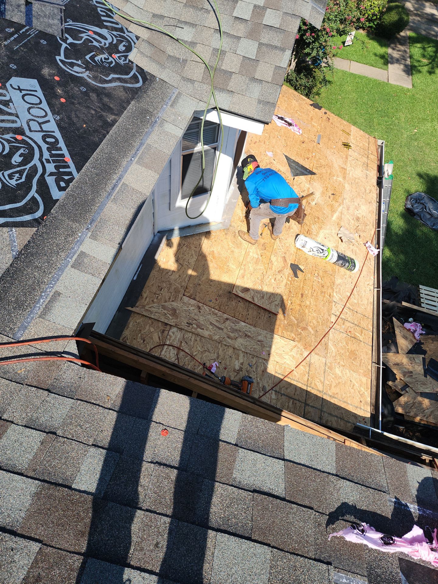 Residential Roofing Repair using Owen's Corning Duration (Lifetime) Shingles by Roof Repair Company