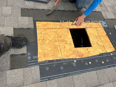 Residential Roofing Repair using Owen's Corning Duration (Lifetime) Shingles