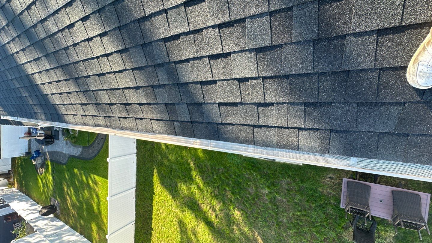 Microguard Gutter Shield Installation in Islip by Above All Gutters 