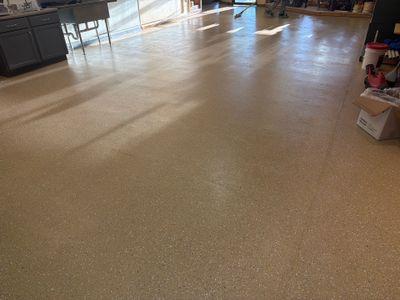 Epoxy Flooring Installation – Downtown Muskegon Commercial Space