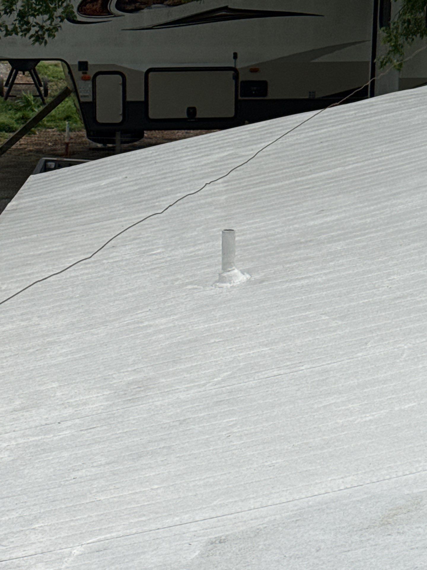 Metal roof installation by In & Out Construction & Remodeling, LLC