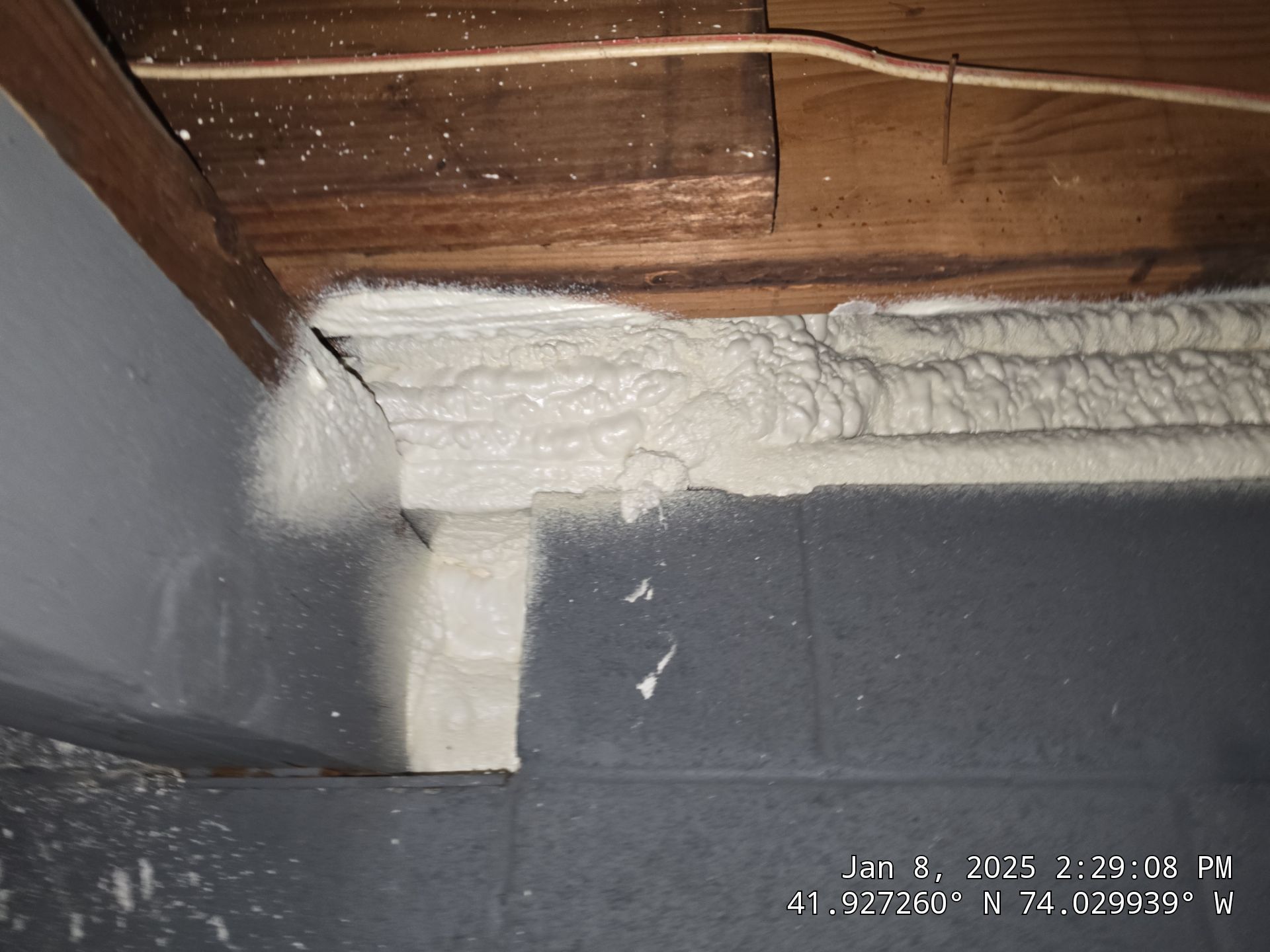 Attic Insulation using Closed Cell Spray Foam by NYS Foam & Energy