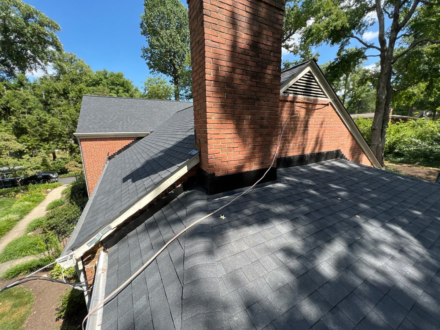 Alexandria Roof Project - CertainTeed Landmark Pro Max Def Charcoal Black Shingles by RM Banning, Inc.