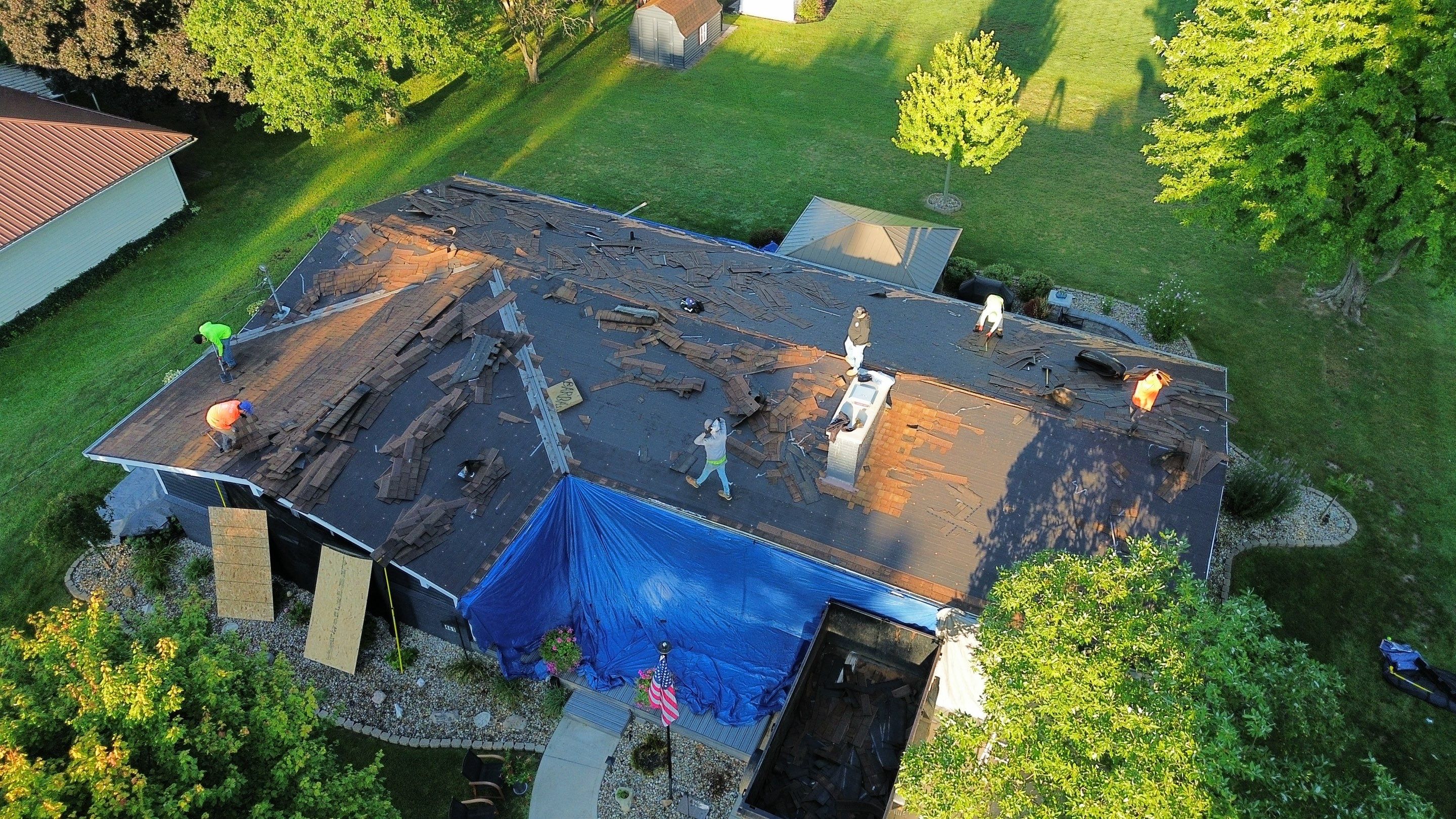 Roof Replacment, Chimney crown by Know-A-Guy Roofing & Exteriors