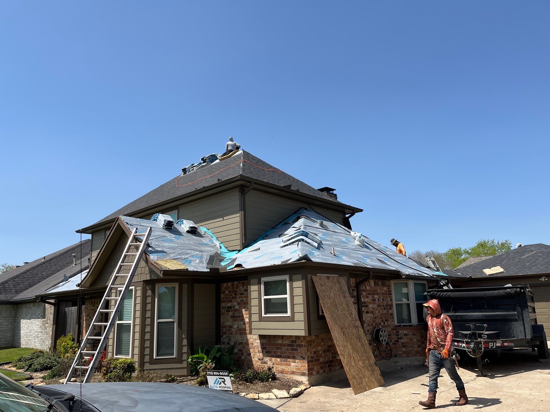 Residential Roof Replacement using IKO Cambridge Lifetime Shingle by Elite Roofing LLC