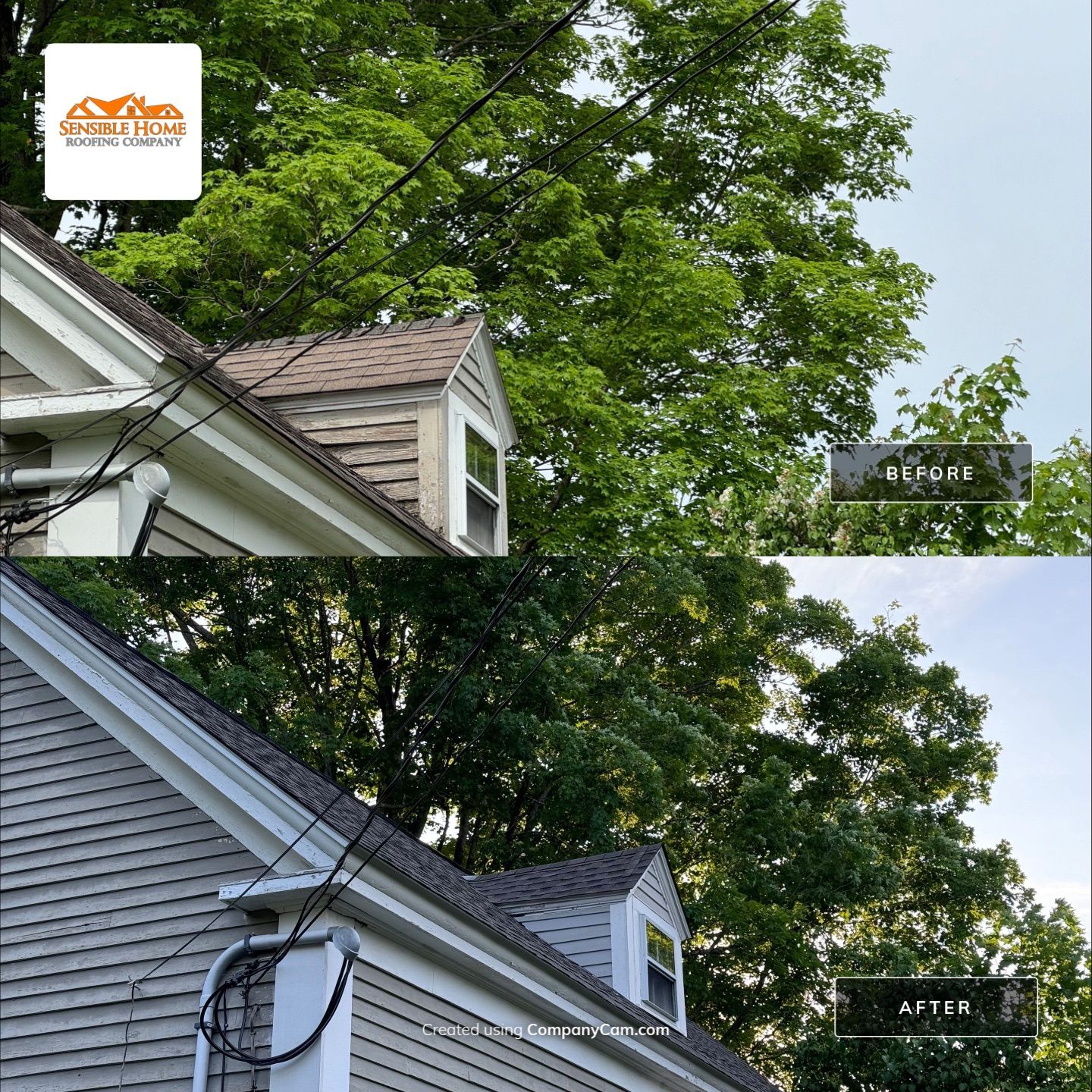 Complete Roof Replacement & Stunning Front Dormer Overhaul! by Sensible Home Solutions