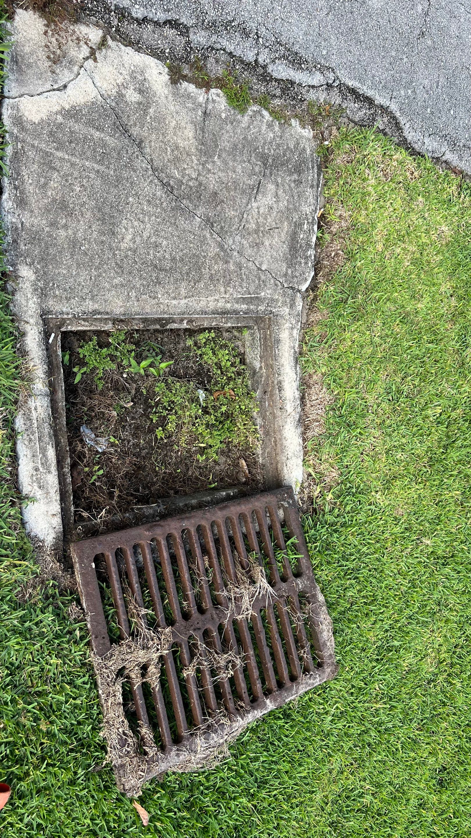 Naples Private Airport Community Catch Basin Cleaning by APS Power & Water