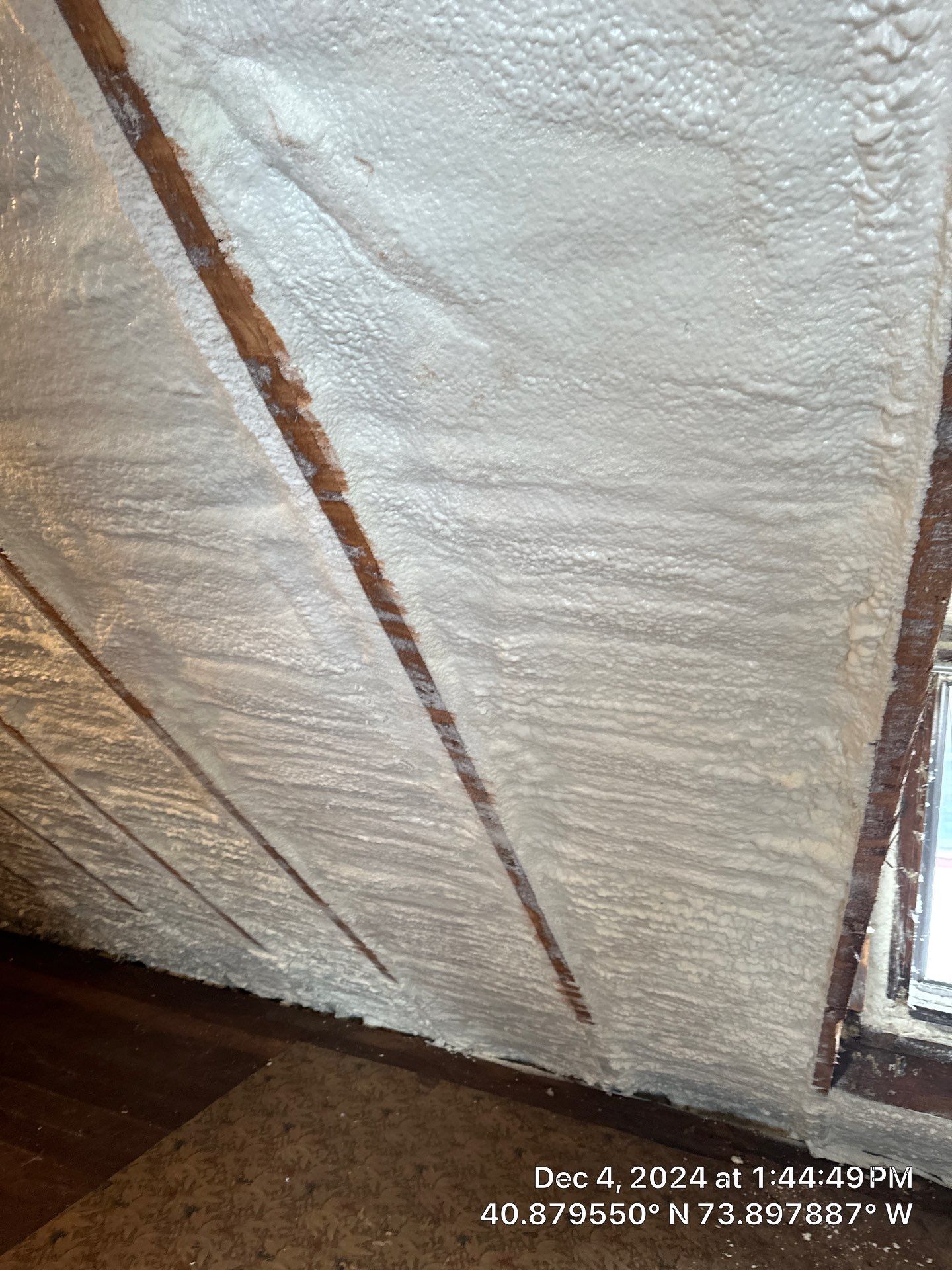 Attic Insulation using Closed Cell Spray Foam by NYS Foam & Energy