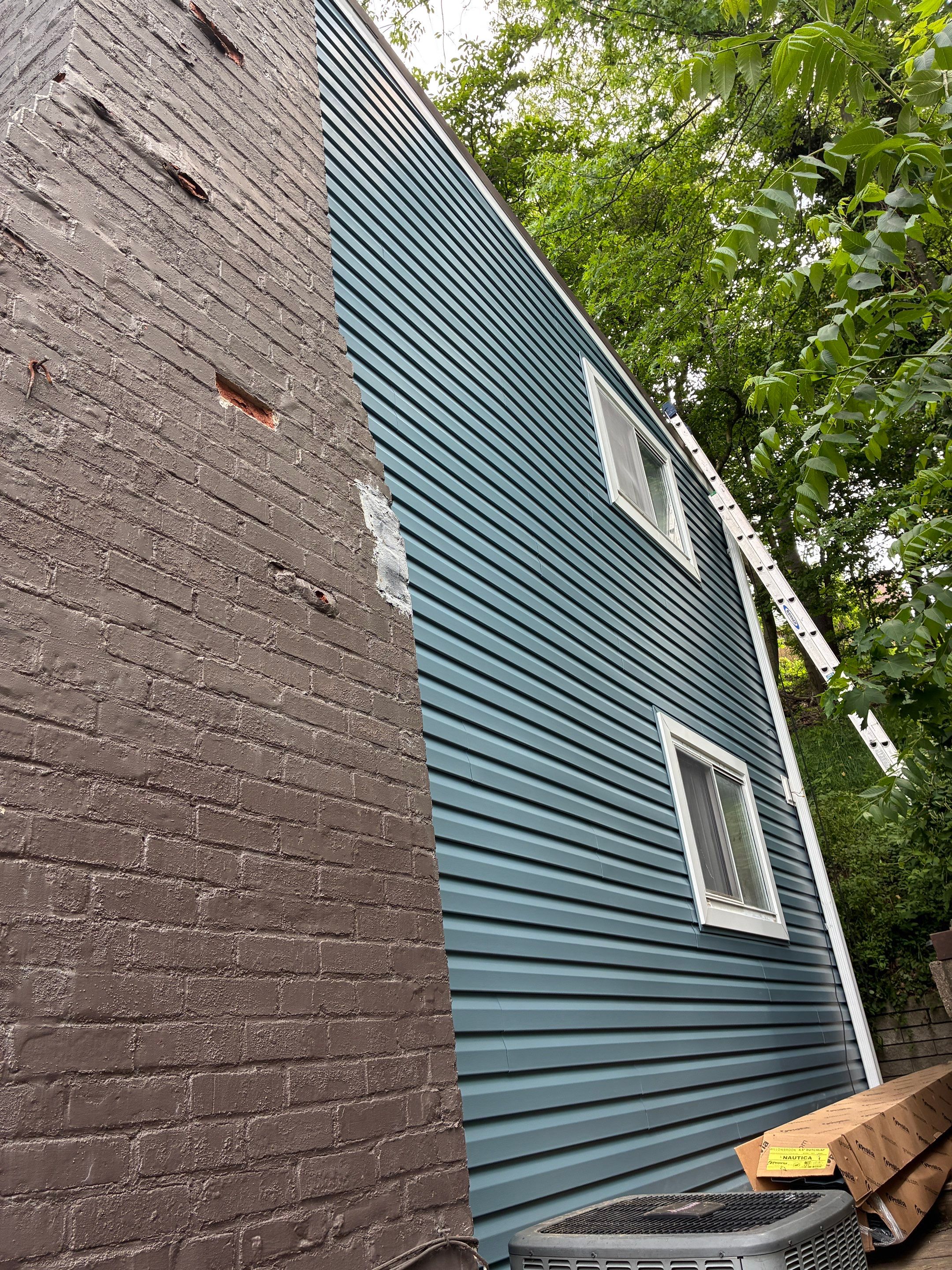 From old vinyl to Beautiful Vinyl by Ideal Siding Pittsburgh