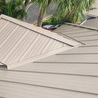 24ga 1" Nail-Strip Buckskin by Total Roofing System The Metal Roof Experts
