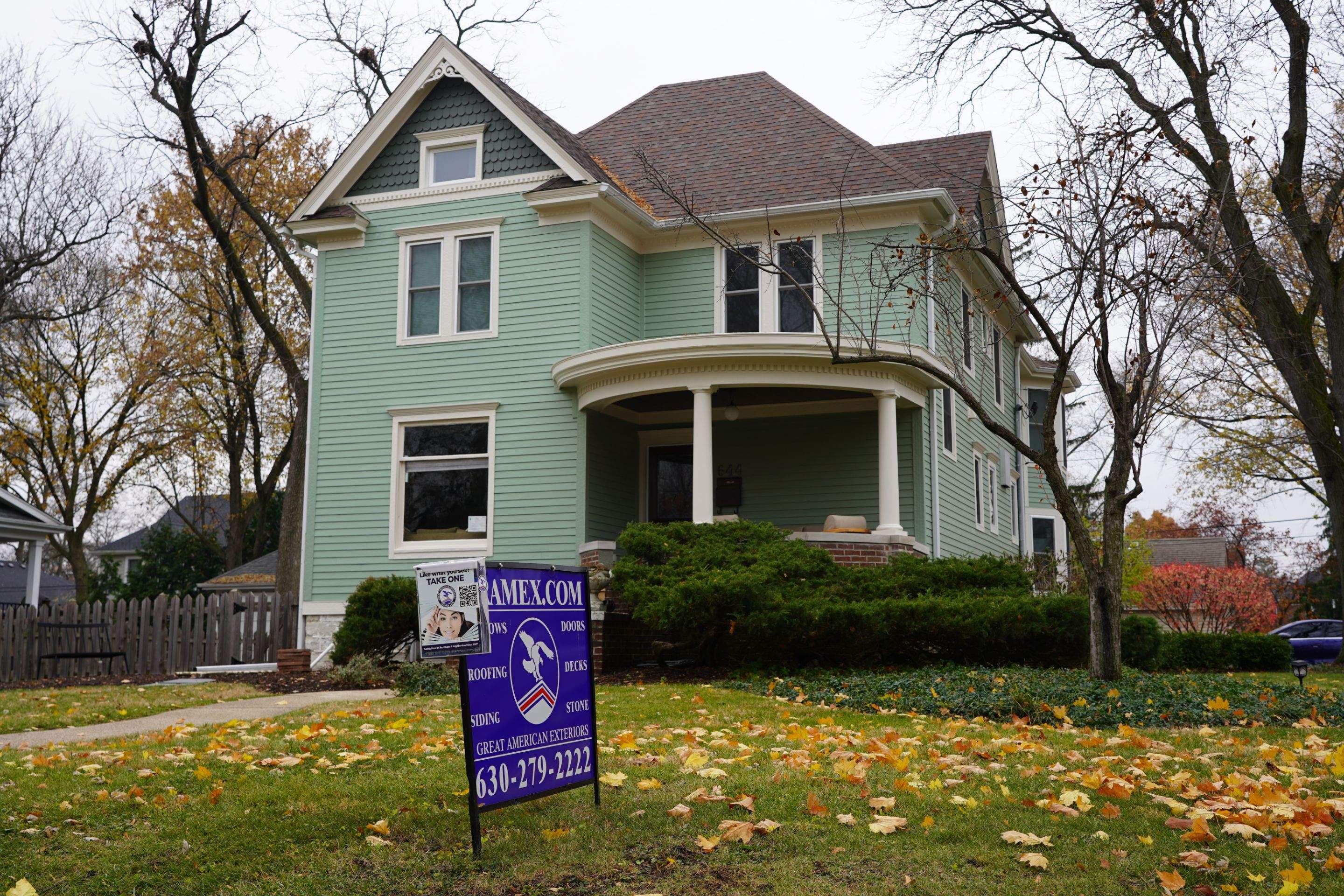 Glen Ellyn Exterior Renovation Featuring James Hardie Siding and Porch Restoration by Great American Exteriors