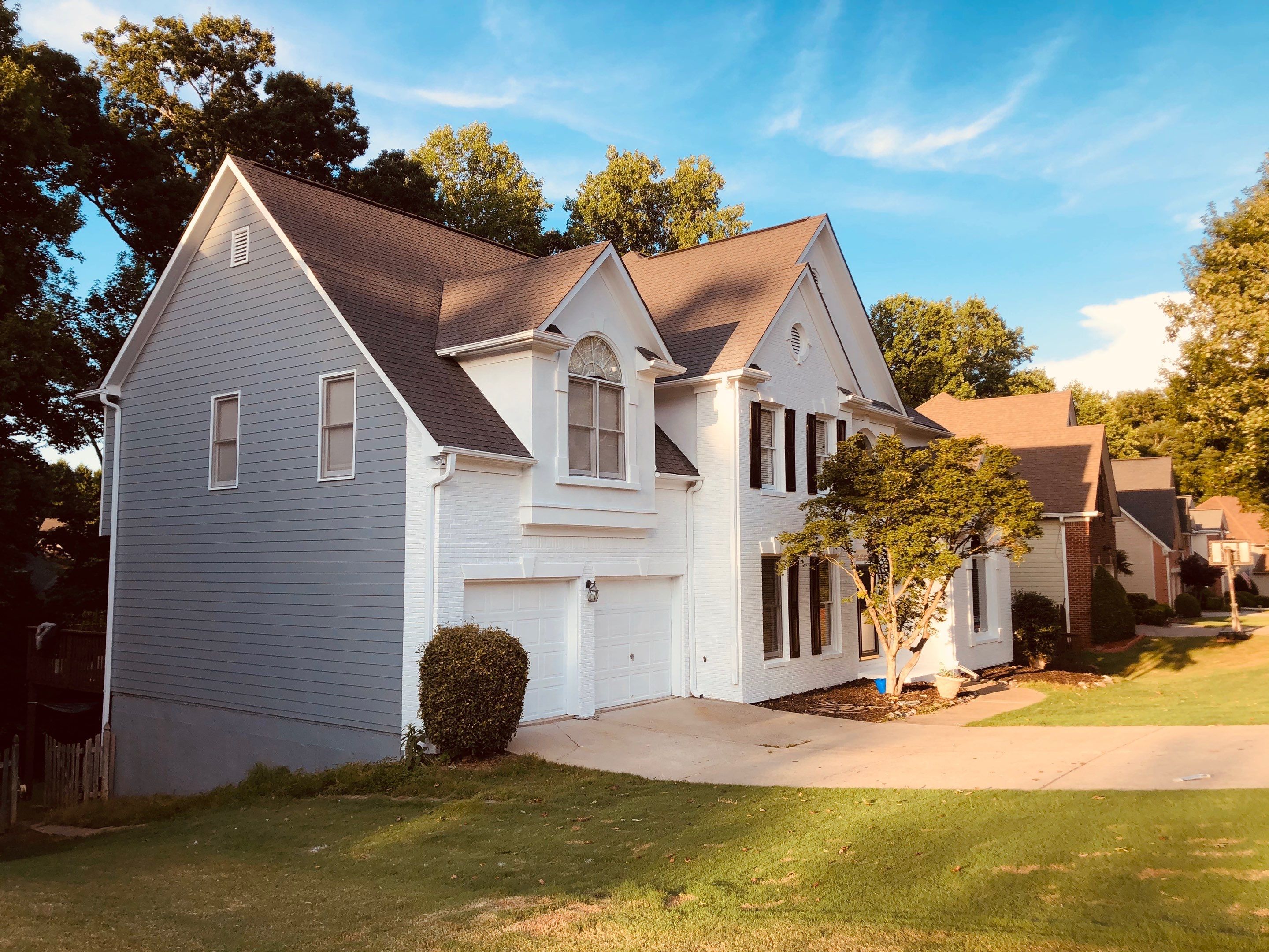 Complete Exterior Brick Painting and Siding Transformation in Alpharetta by Swift Home Renovations