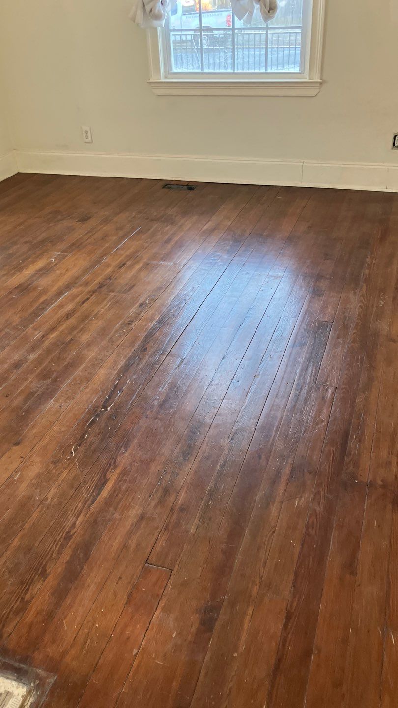 Hardwood Refinish and repair by Footprints Floors of Nashville