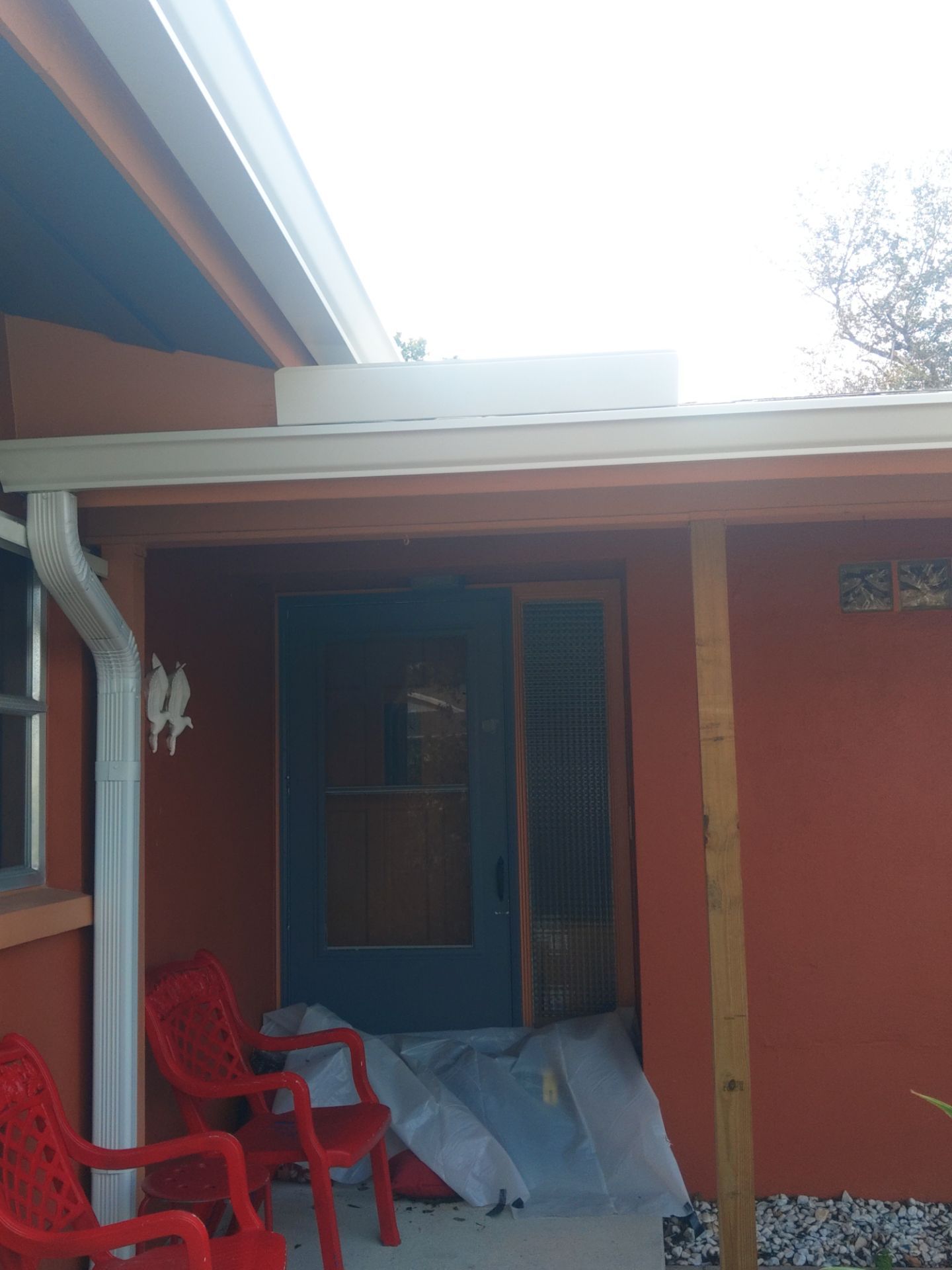 Splash Guards for Seamless Gutters in Cape Coral FL by Gutter Professors