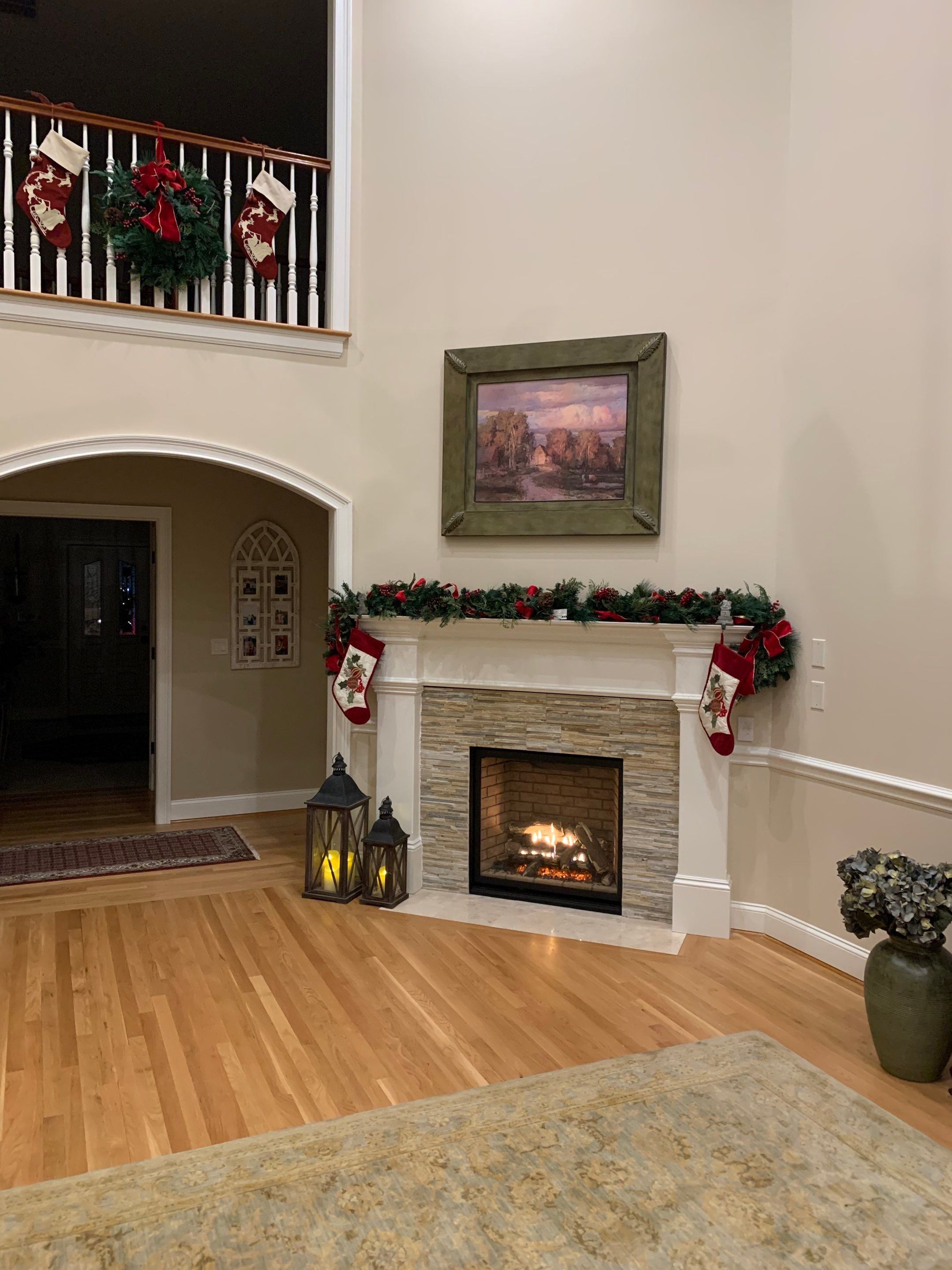 New Gas Fireplace Installation  by Neighborhood Chimney Services 