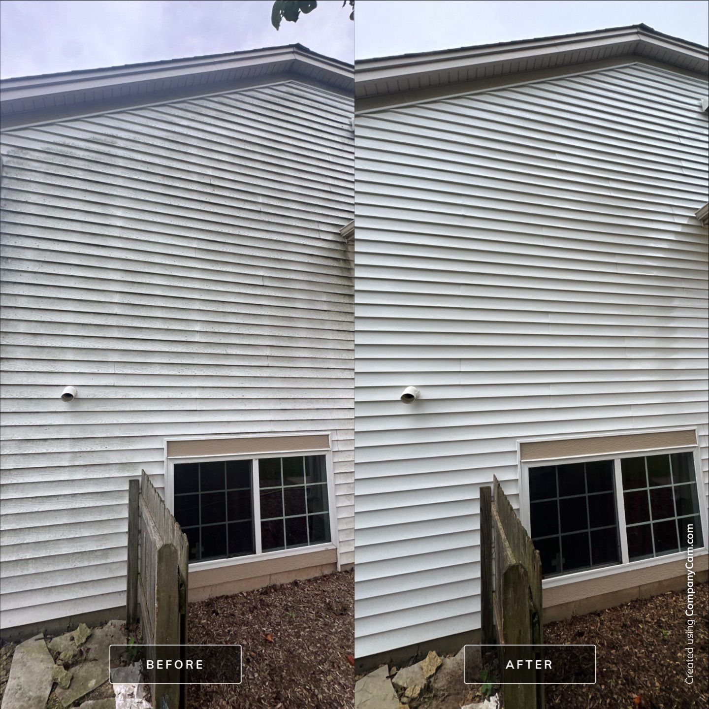 Project in Wonder Lake by Simmons Power & Soft Washing