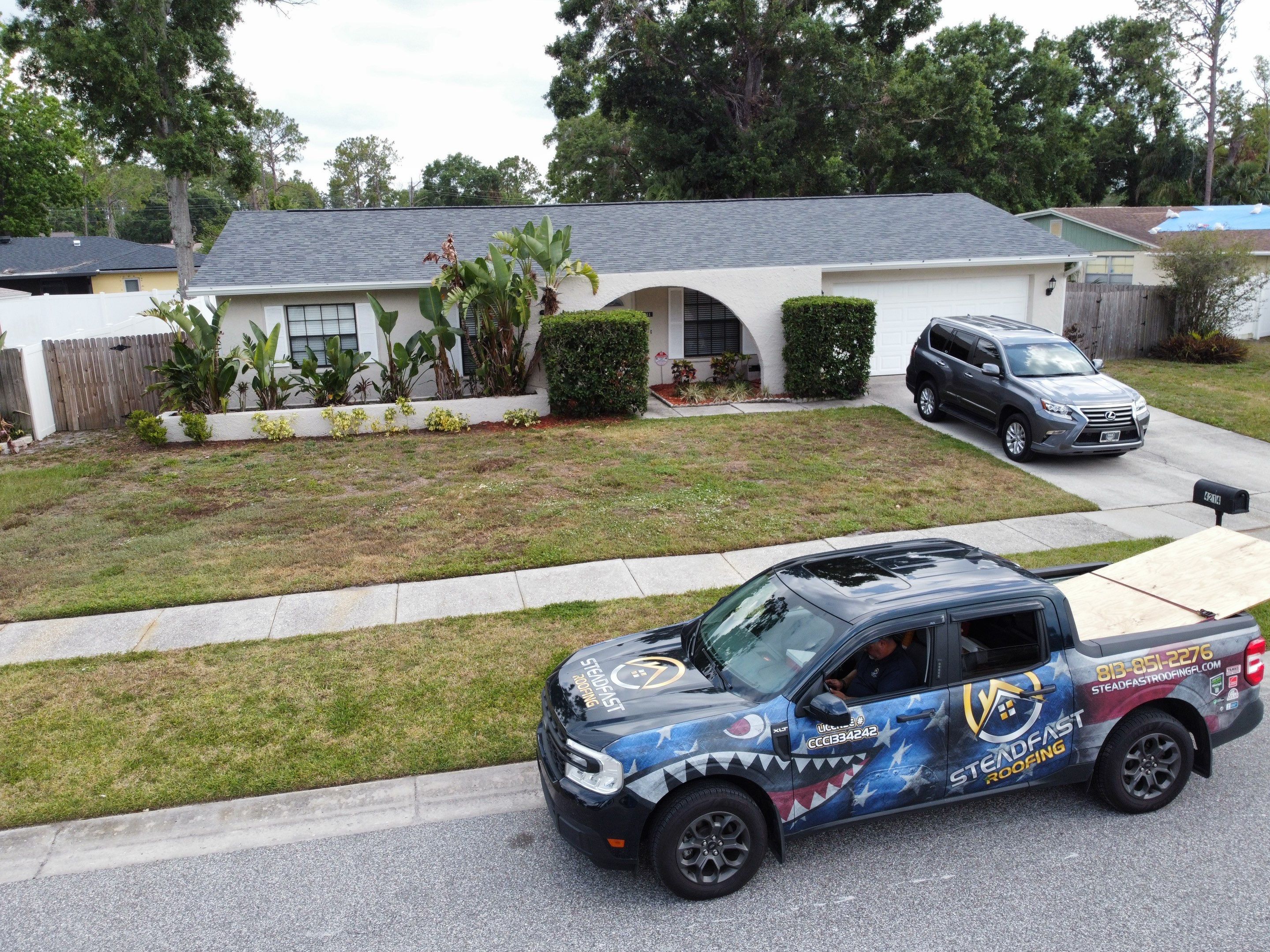 Roof Replacement in Tampa, FL. by Steadfast Roofing