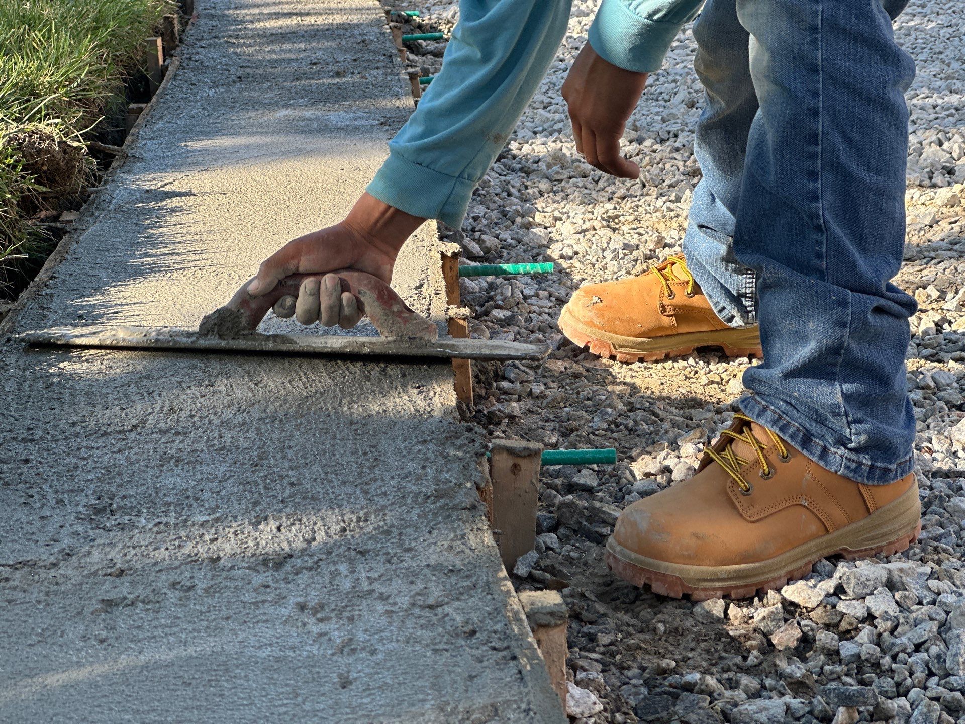 Project in Chesapeake by Sam The Concrete Man Virginia Beach