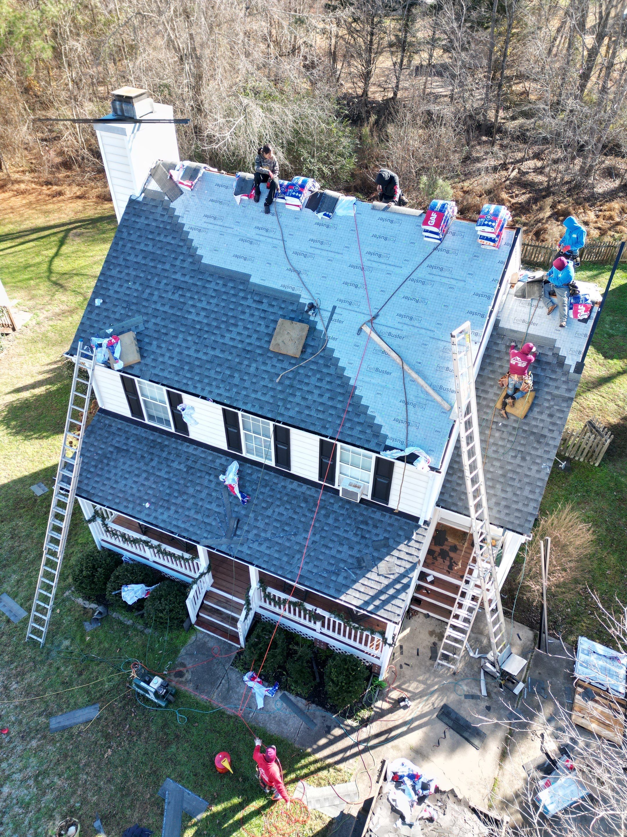Roof Replacement - GAF Timberline HDZ Slate  by Pro Performance Roofing